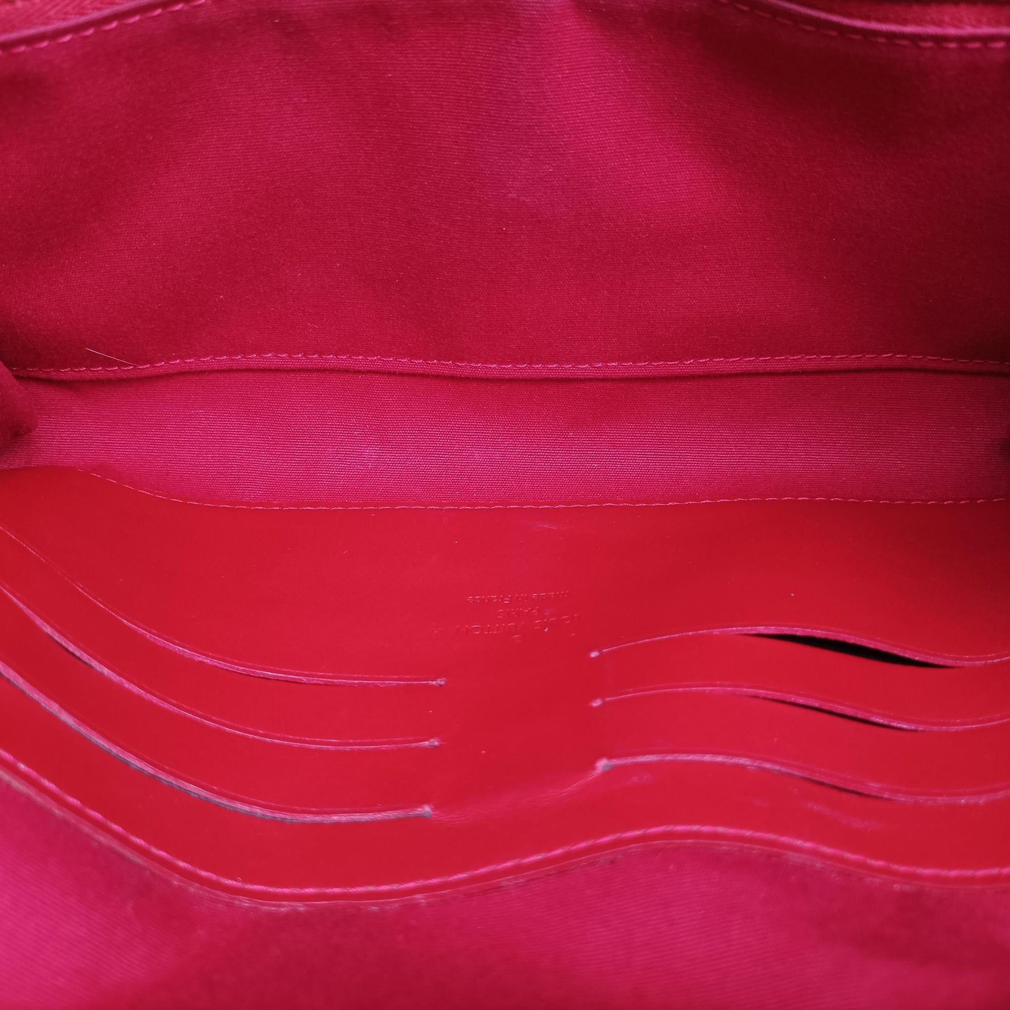 Secondhand Louis Vuitton Rossmore MM Red Vernis M91550 handbag | stylenewstar