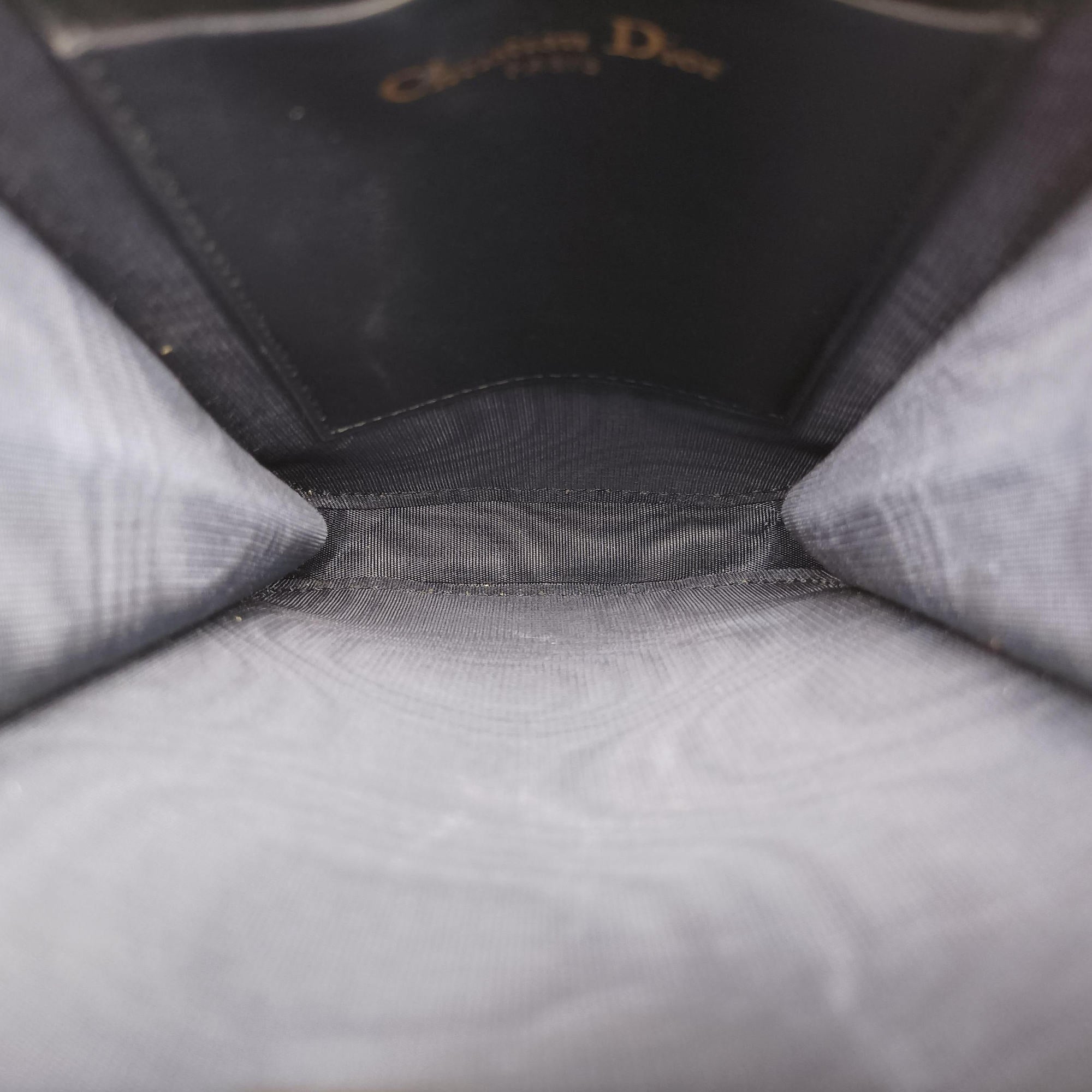 Secondhand Christian Dior Oblique 30 Montaigne Phone Holder Navy Oblique jacquard  shoulderbag | stylenewstar