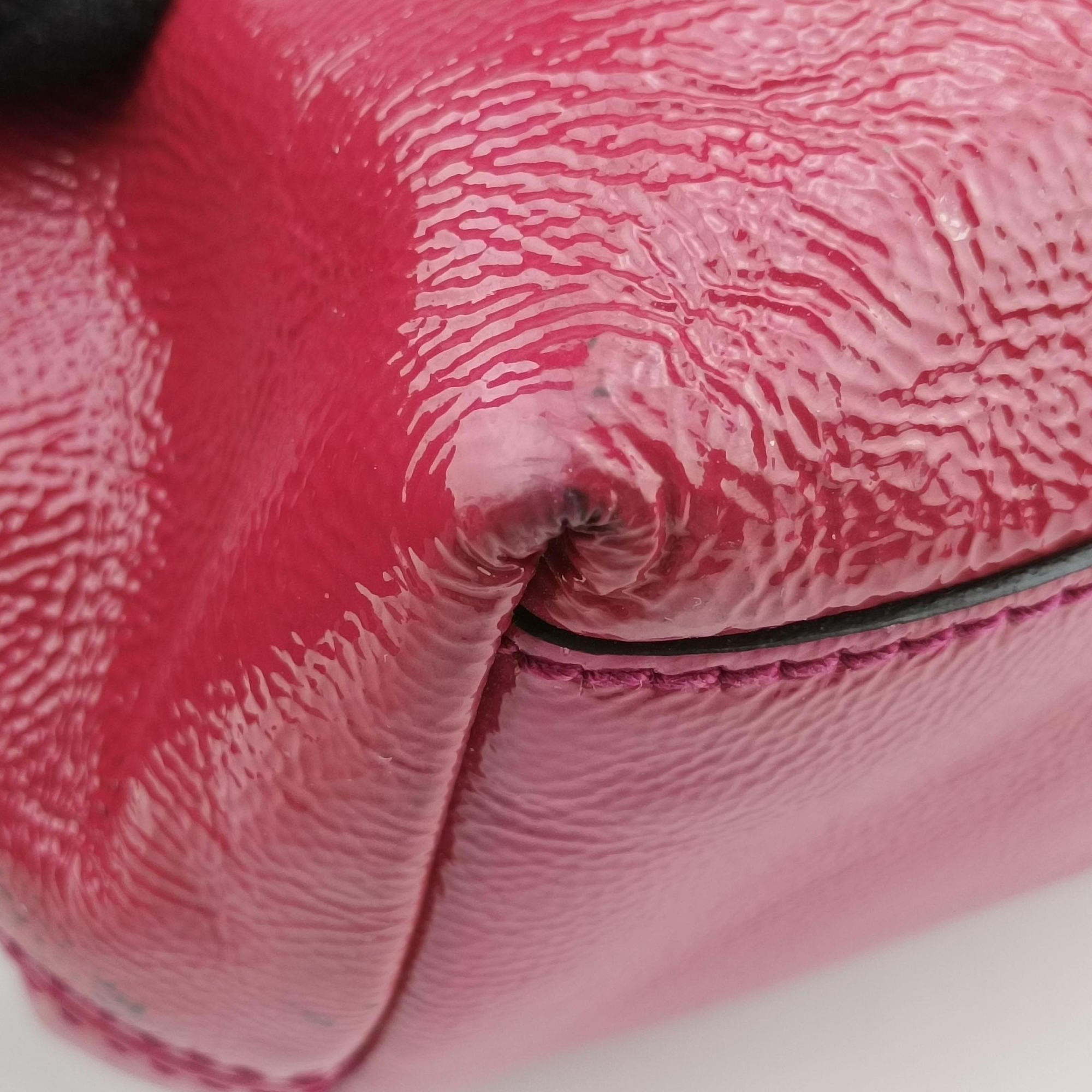 Pre-owned Gucci Soho RoseRed Patent Leather 308982 shoulderbag | stylenewstar