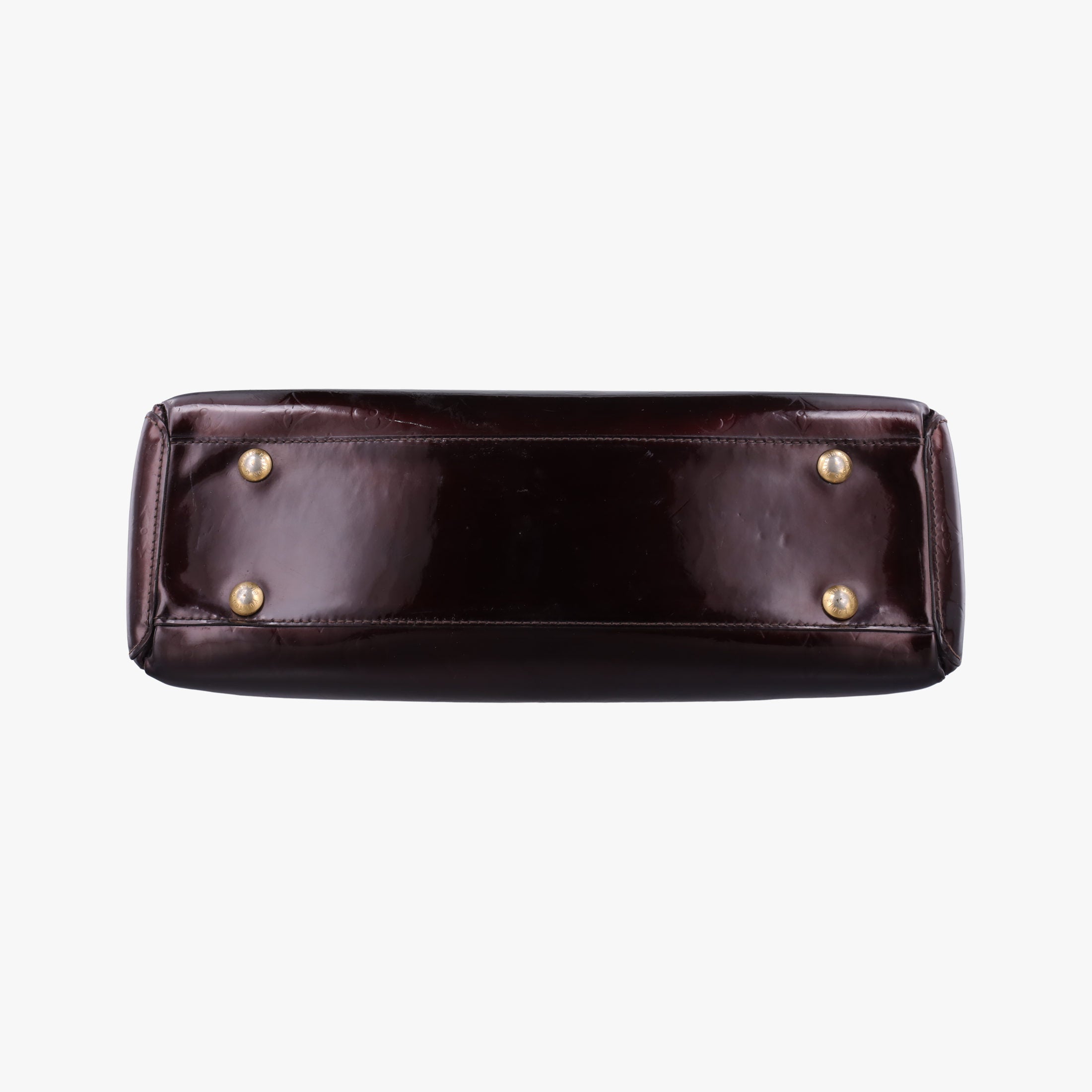 Pre-owned Louis Vuitton MELROSE AVENUE AMARANTE Vernis M93757 handbag | stylenewstar
