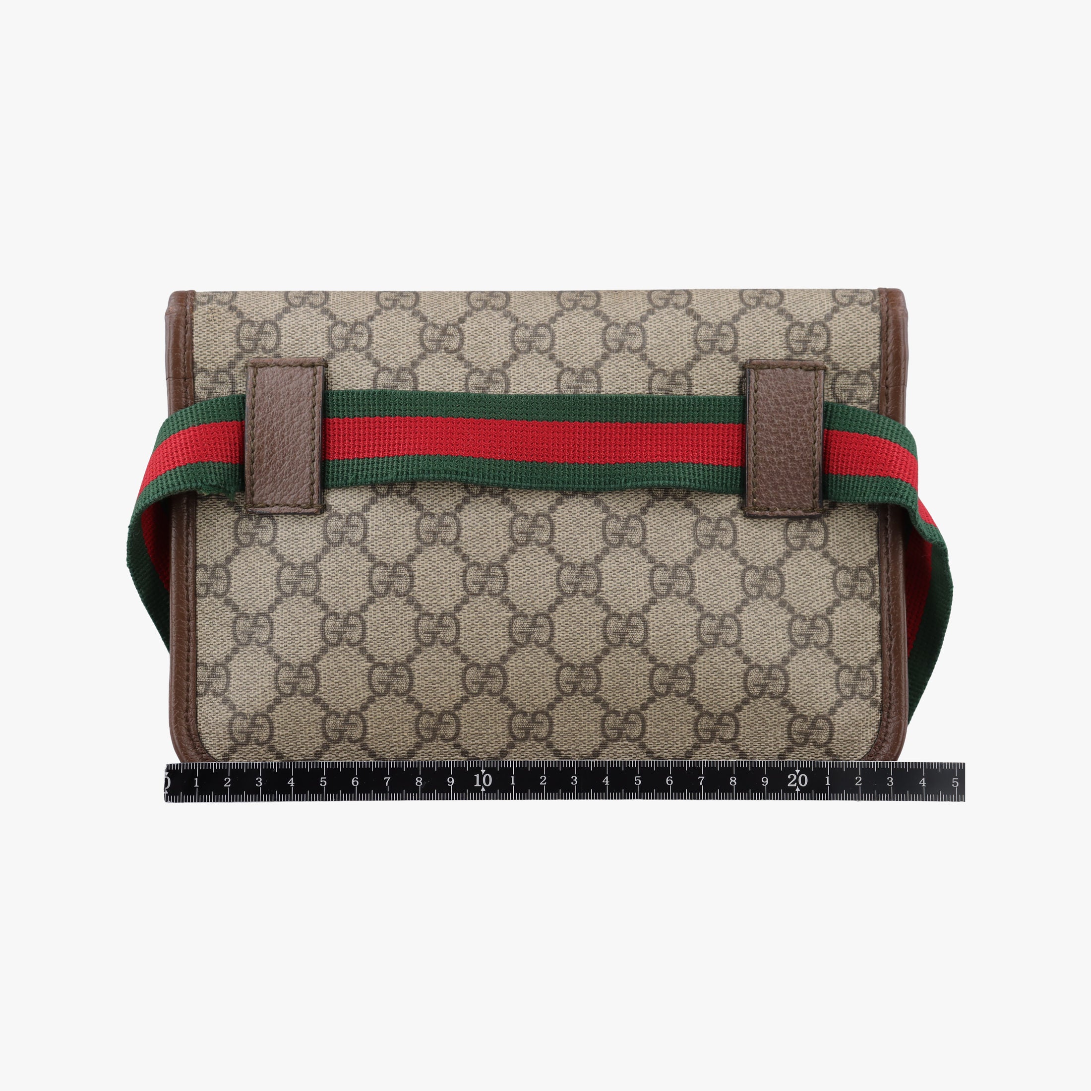 Pre-owned Gucci NEO VINTAGE GG Supreme Brown PVC coated canvas×Leather 493930 shoulderbag | stylenewstar