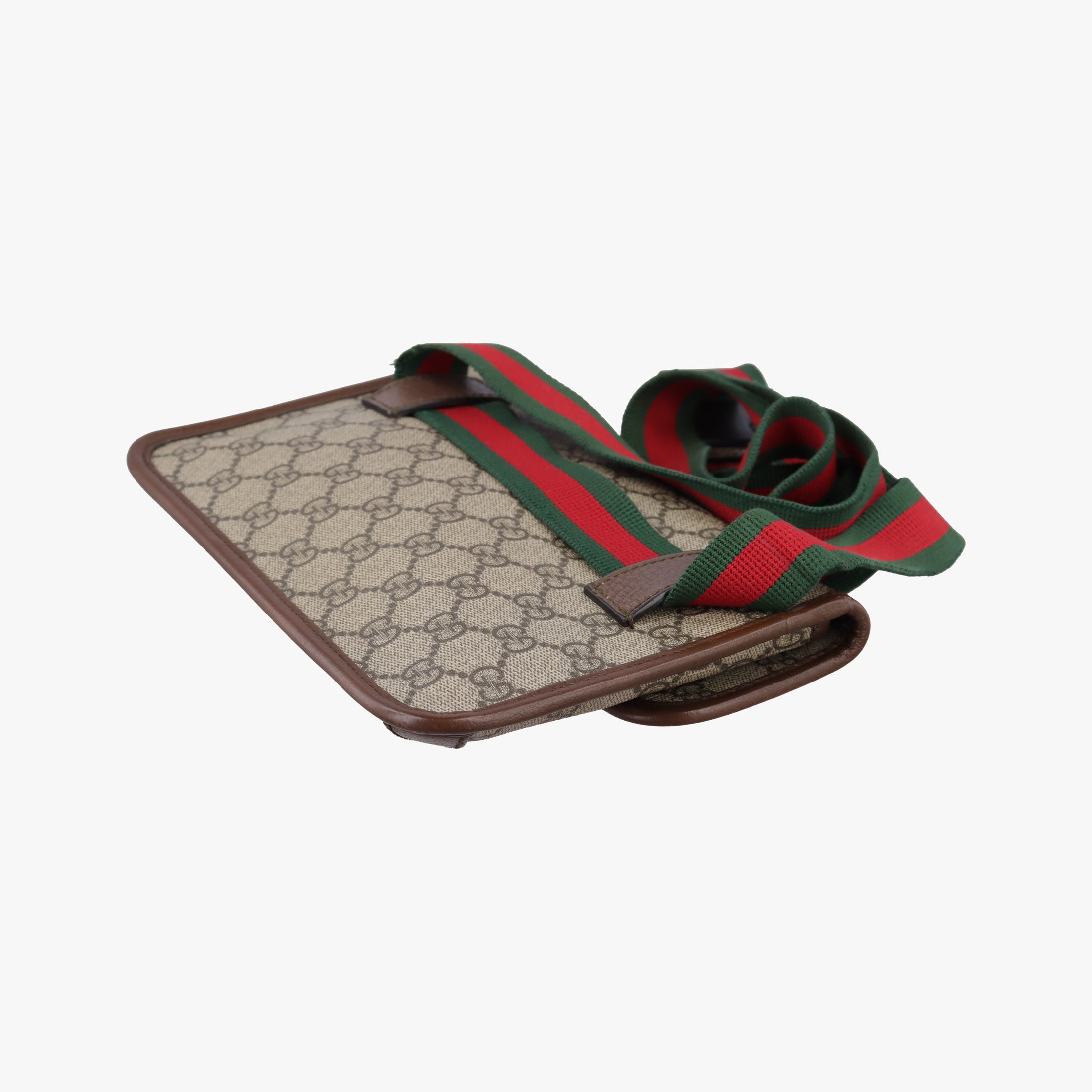 Pre-owned Gucci NEO VINTAGE GG Supreme Brown PVC coated canvas×Leather 493930 shoulderbag | stylenewstar