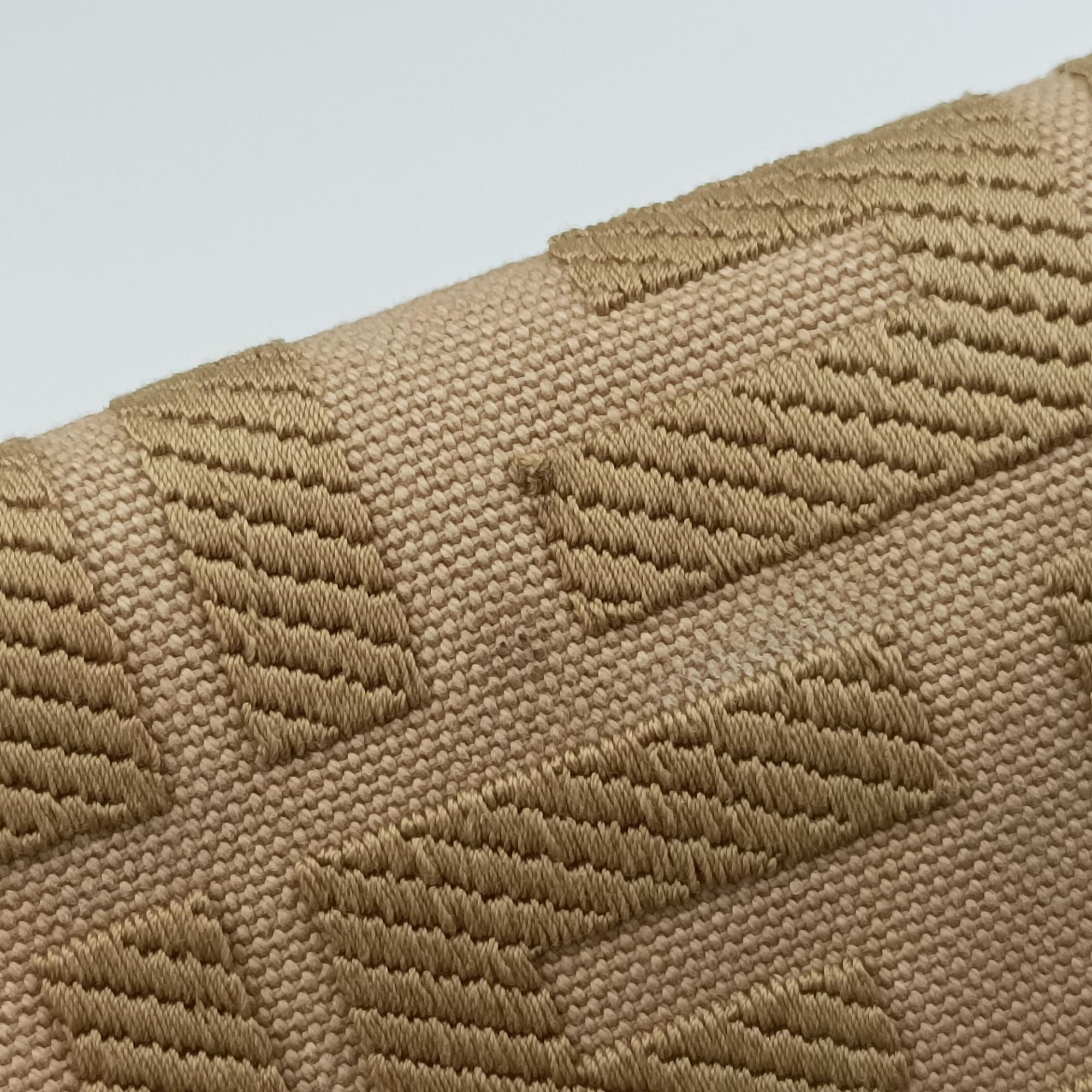 Pre-owned Fendi Peekaboo Beige canvas×leather 8BH374 shoulderbag | stylenewstar