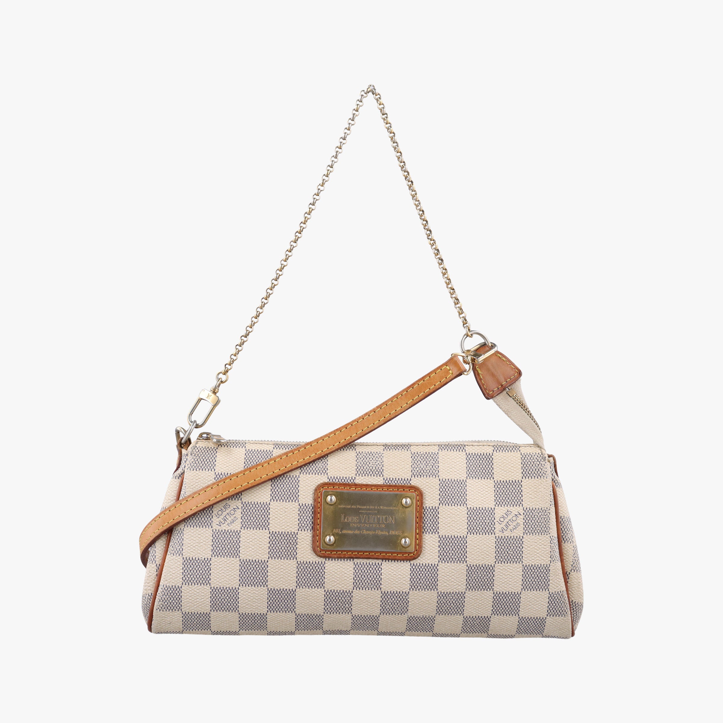 Pre-owned Louis Vuitton EVA AZUR Damier Canvas N55214 shoulderbag | stylenewstar