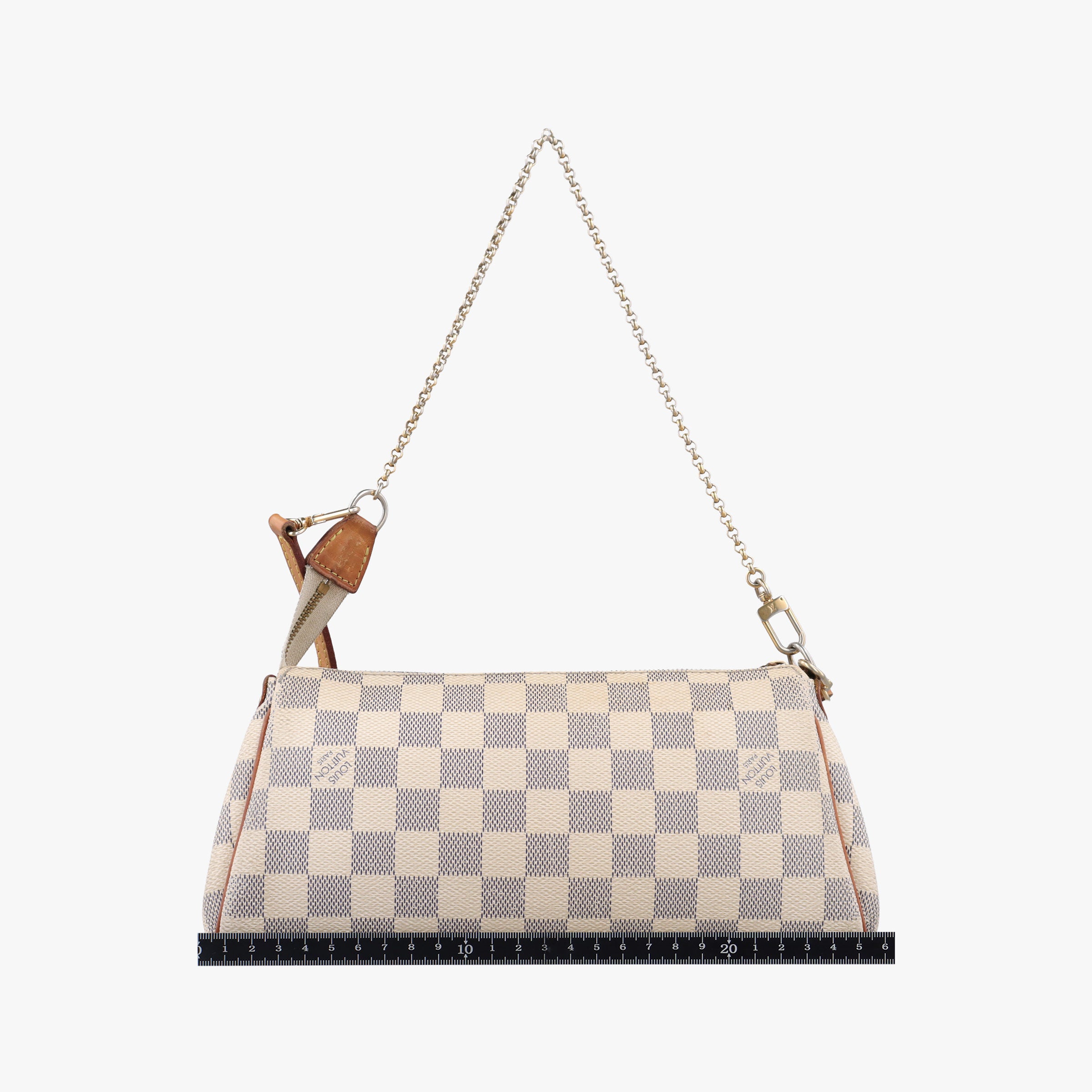 Pre-owned Louis Vuitton EVA AZUR Damier Canvas N55214 shoulderbag | stylenewstar