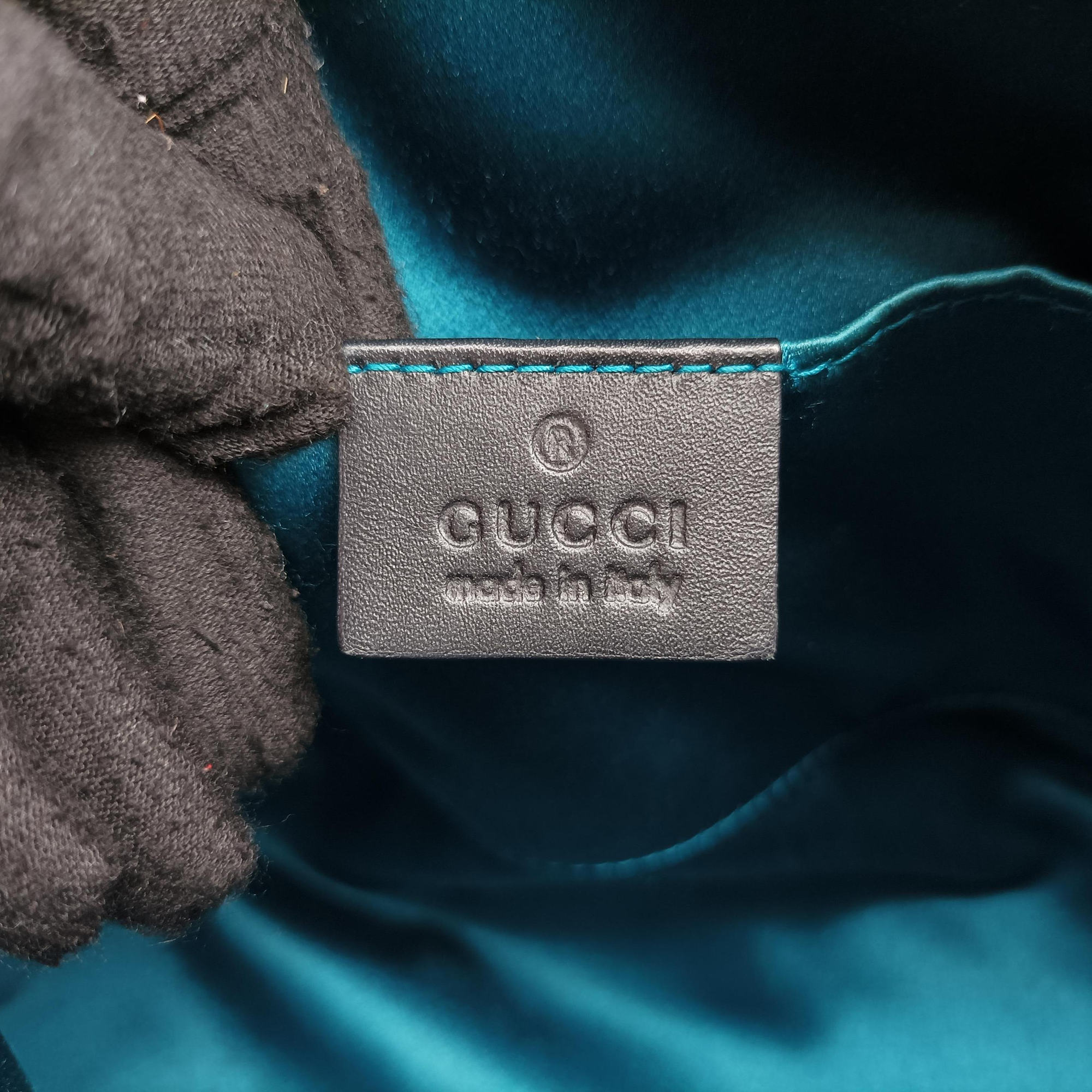 Vintage Gucci Ophidia Black Suede×leather 499621 shoulderbag | stylenewstar