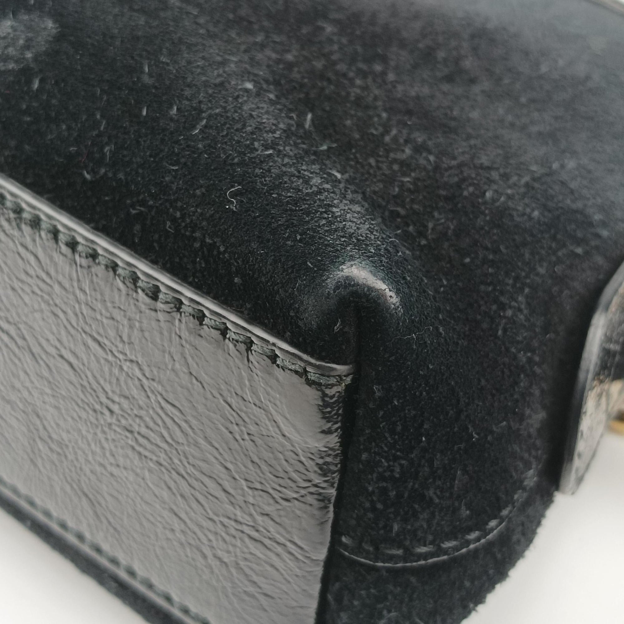 Vintage Gucci Ophidia Black Suede×leather 499621 shoulderbag | stylenewstar