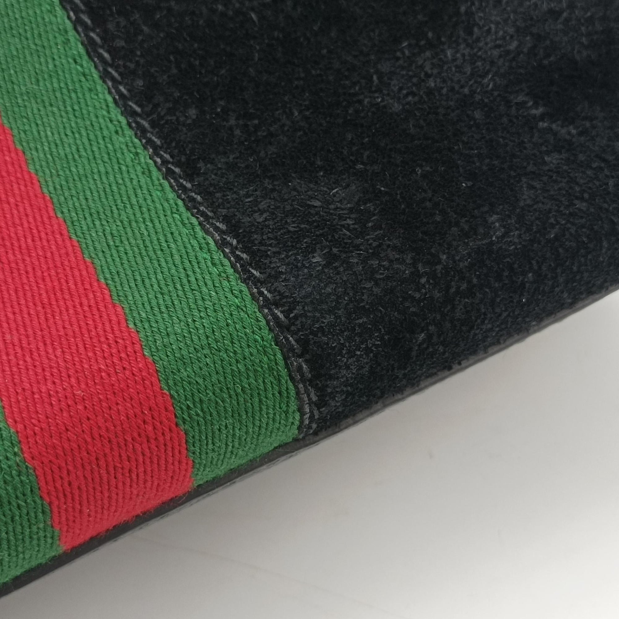 Vintage Gucci Ophidia Black Suede×leather 499621 shoulderbag | stylenewstar