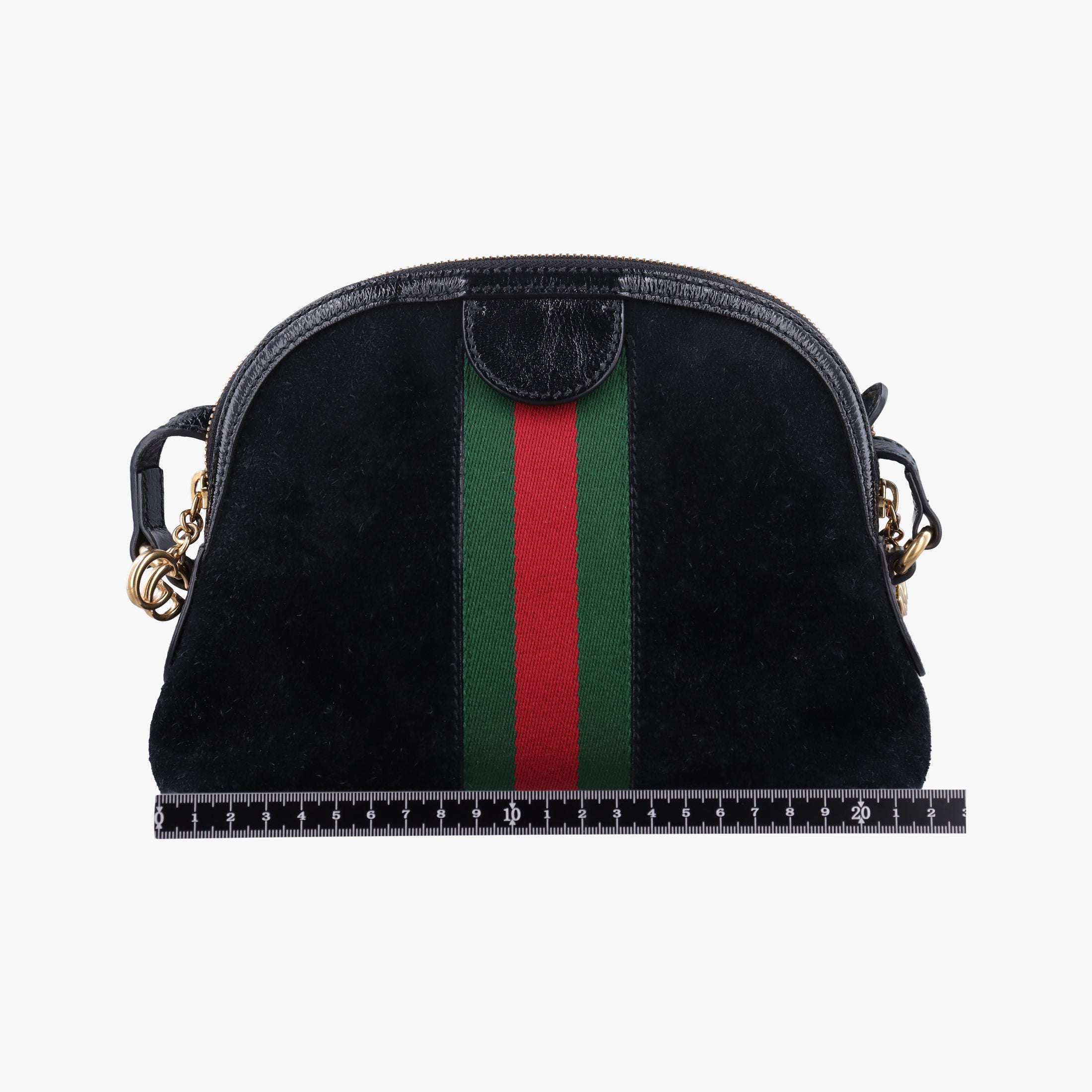 Vintage Gucci Ophidia Black Suede×leather 499621 shoulderbag | stylenewstar