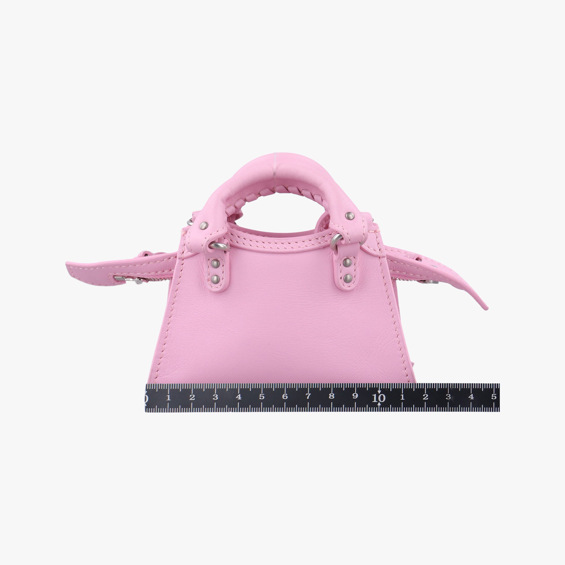 Pre-owned Balenciaga Neo Cagole XS Pink lambskin  shoulderbag | stylenewstar