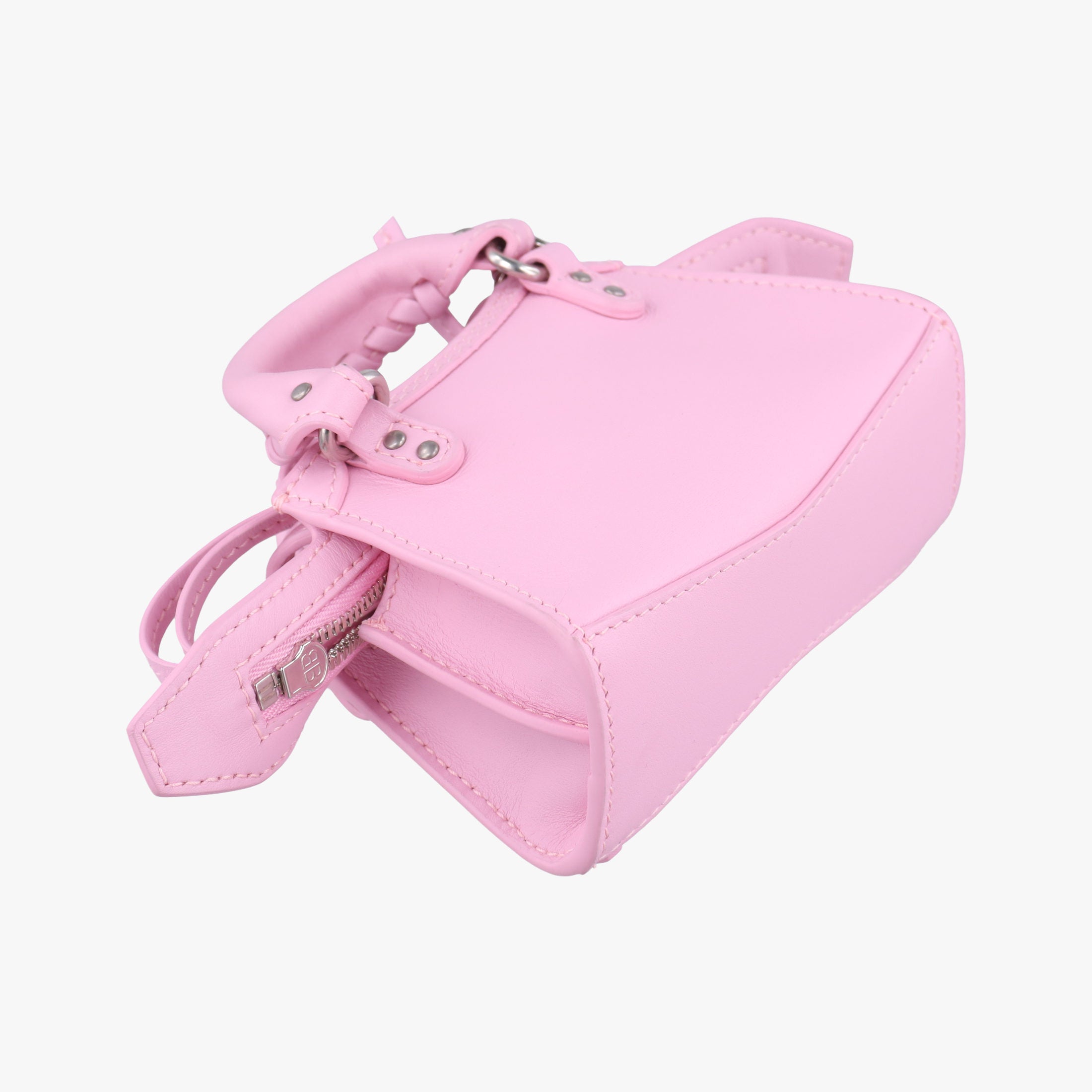 Pre-owned Balenciaga Neo Cagole XS Pink lambskin  shoulderbag | stylenewstar