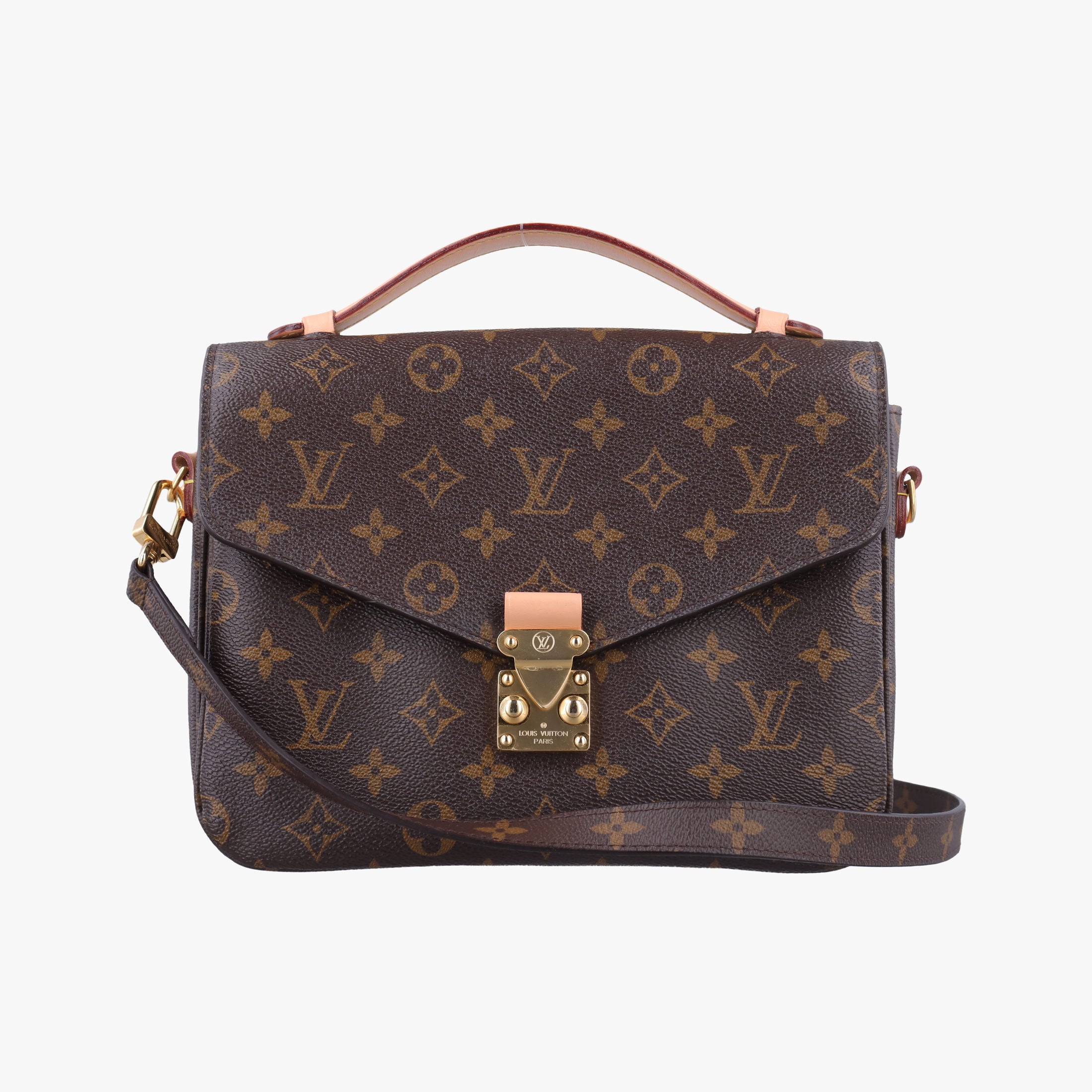 Pre-owned Louis Vuitton Pochette Metis MM Brown Monogram Canvas M44875 shoulderbag | stylenewstar