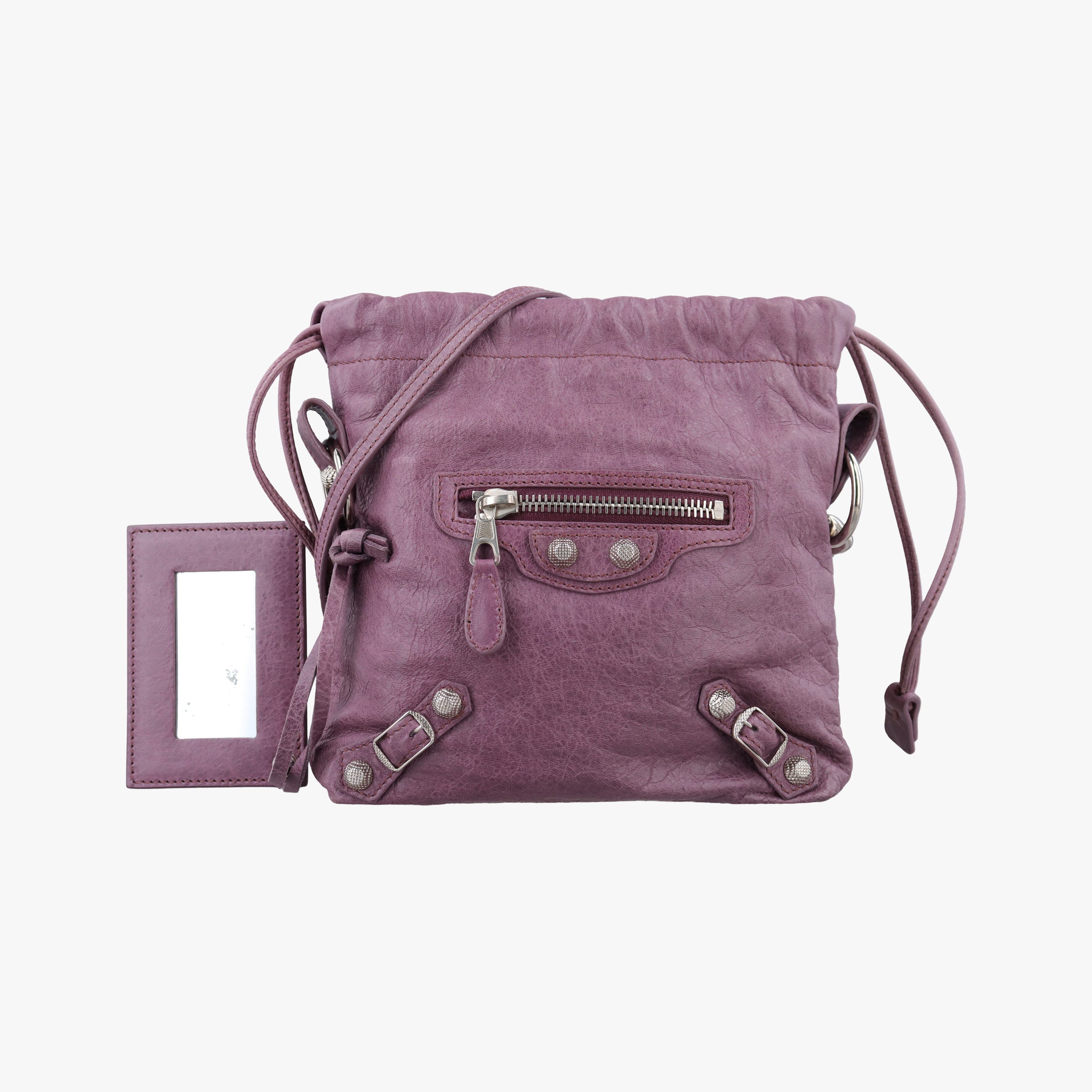 Vintage Balenciaga Motocross Classic Purple lambskin  shoulderbag | stylenewstar