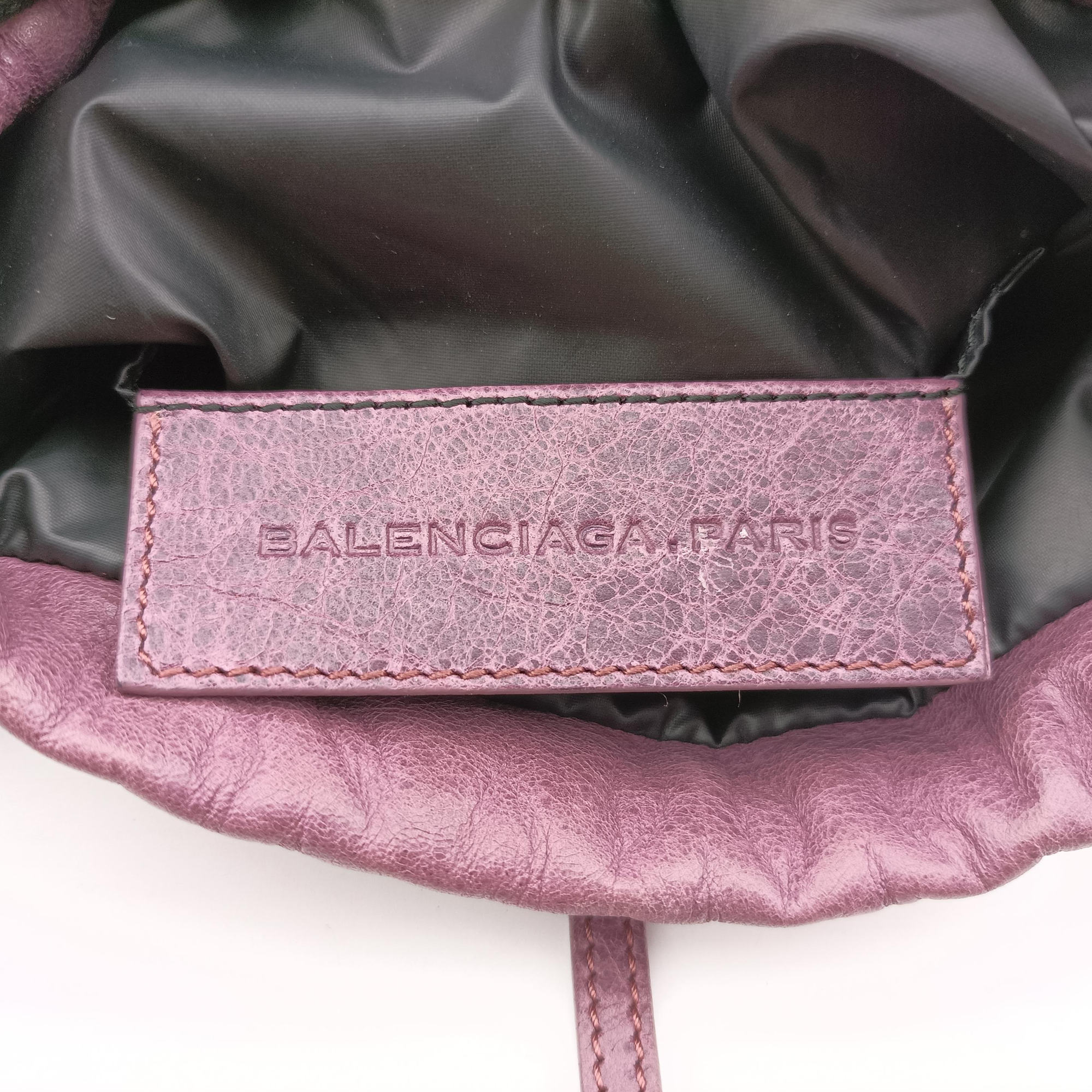 Vintage Balenciaga Motocross Classic Purple lambskin  shoulderbag | stylenewstar