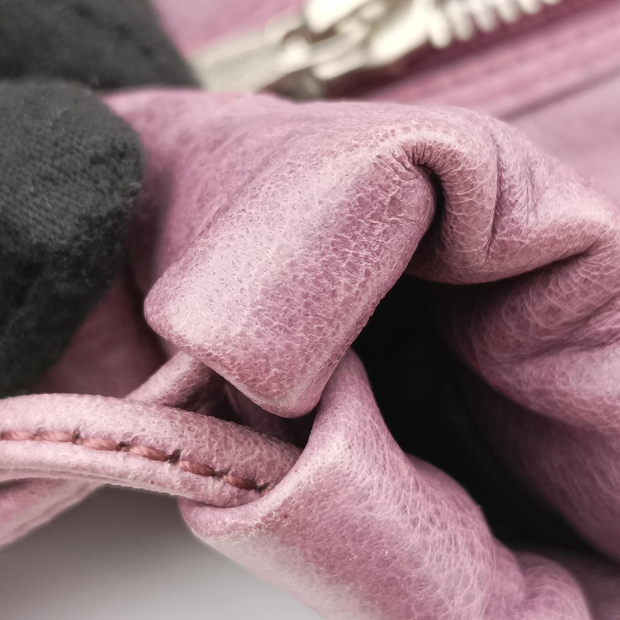 Vintage Balenciaga Motocross Classic Purple lambskin  shoulderbag | stylenewstar