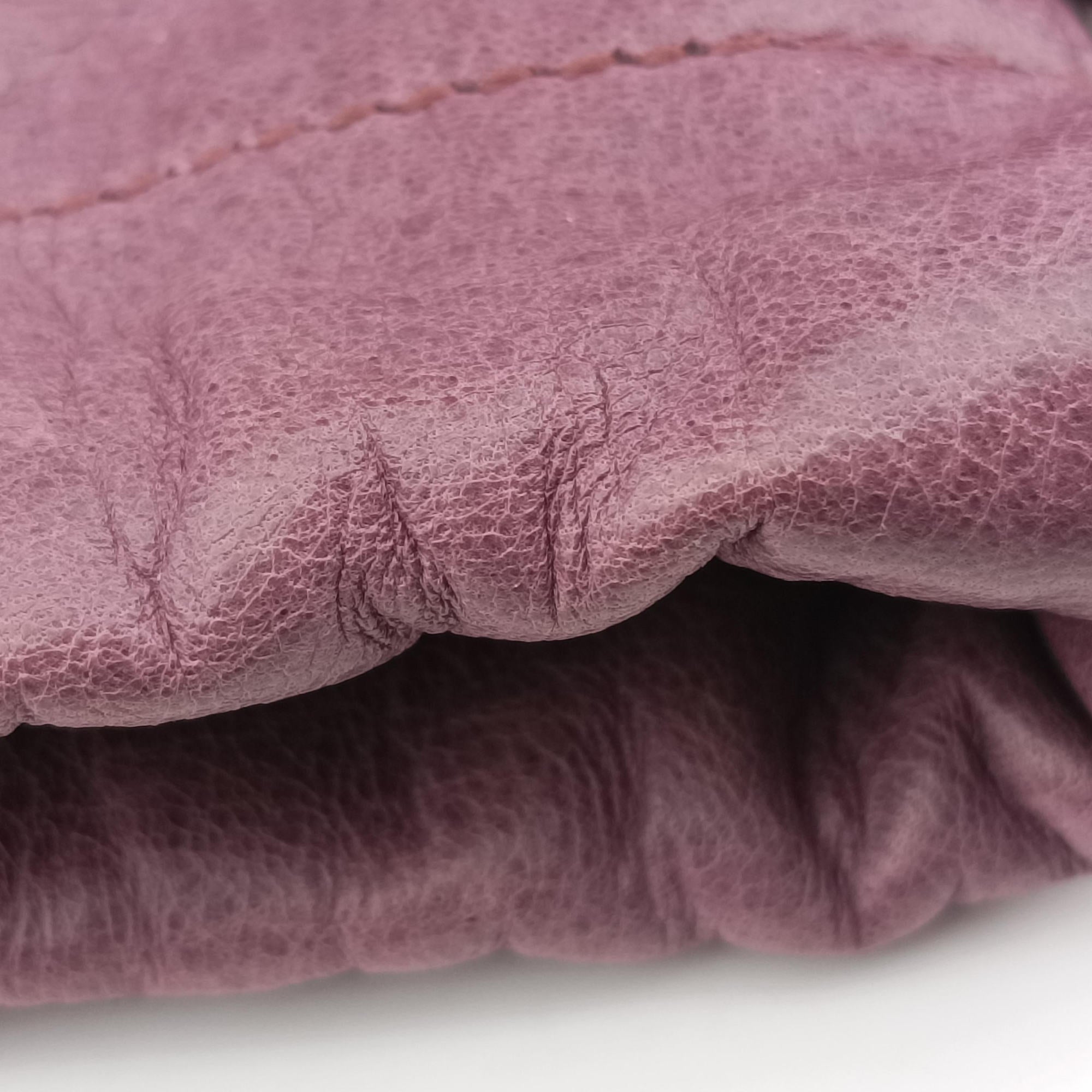 Vintage Balenciaga Motocross Classic Purple lambskin  shoulderbag | stylenewstar