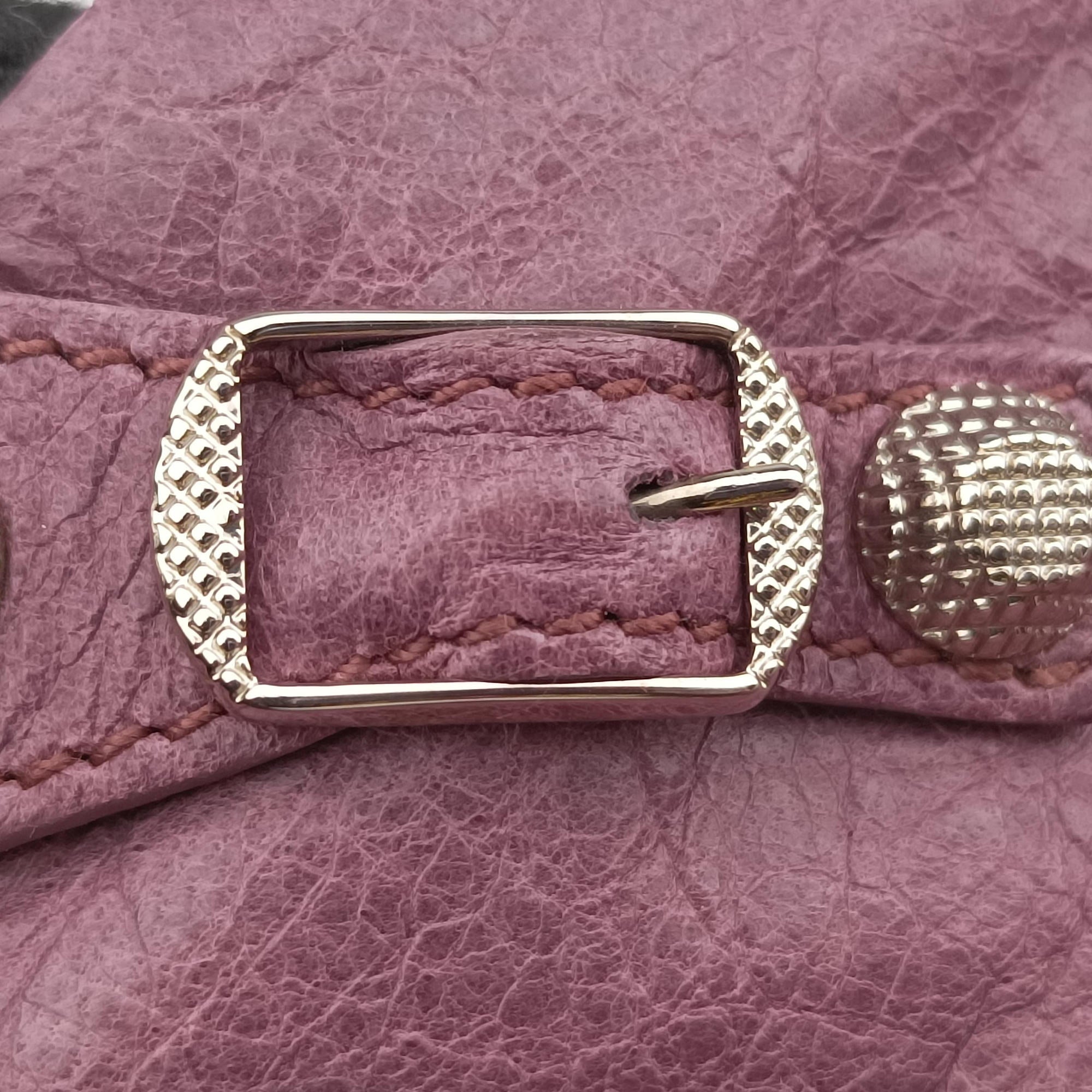 Vintage Balenciaga Motocross Classic Purple lambskin  shoulderbag | stylenewstar