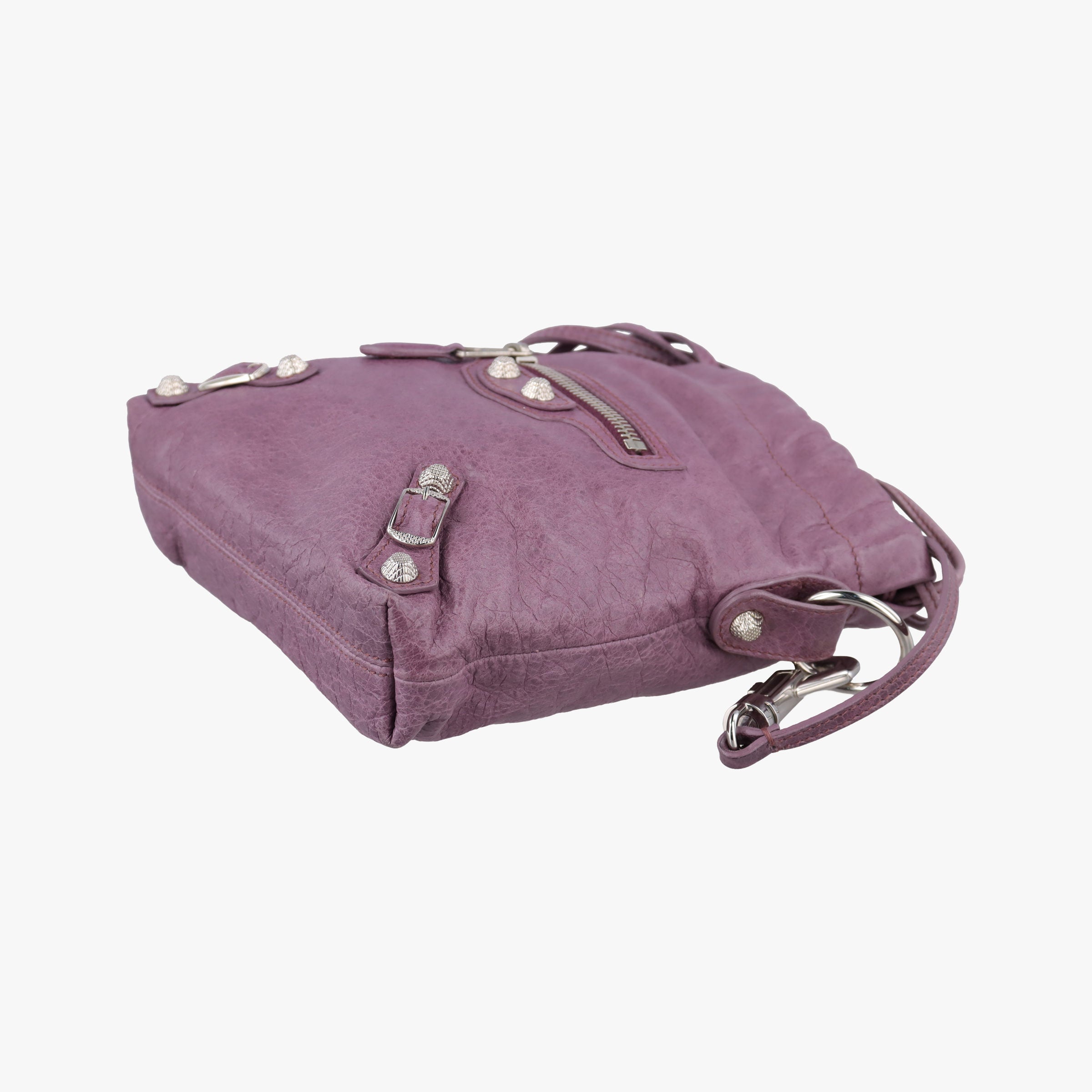 Vintage Balenciaga Motocross Classic Purple lambskin  shoulderbag | stylenewstar
