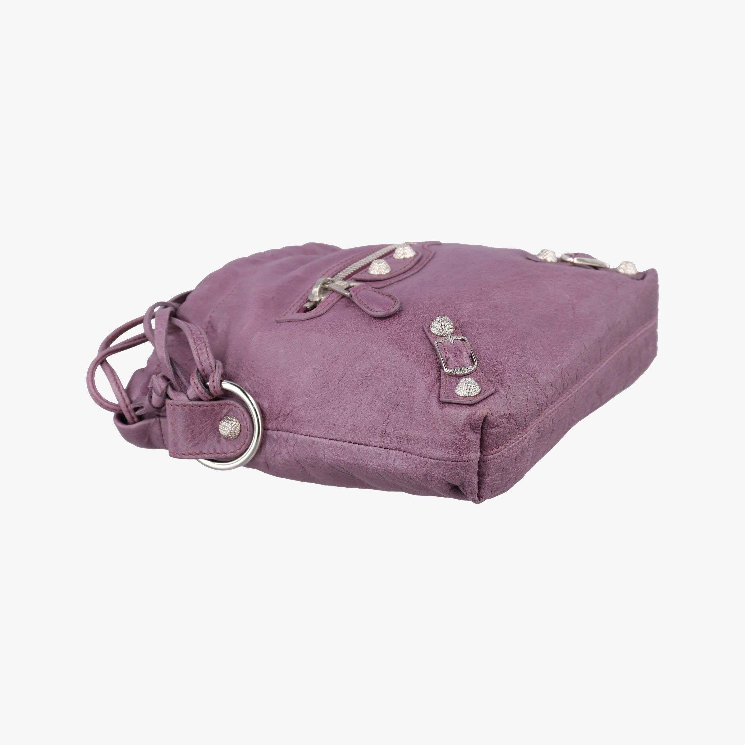 Vintage Balenciaga Motocross Classic Purple lambskin  shoulderbag | stylenewstar