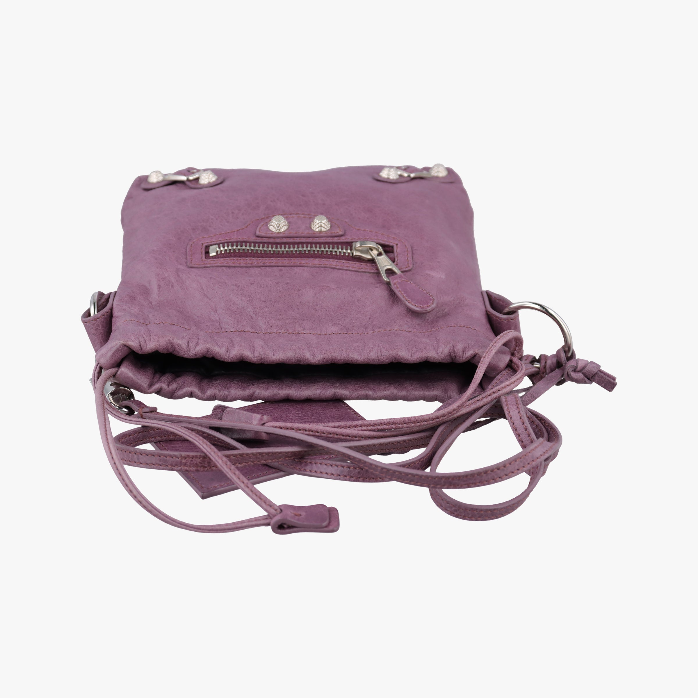 Vintage Balenciaga Motocross Classic Purple lambskin  shoulderbag | stylenewstar