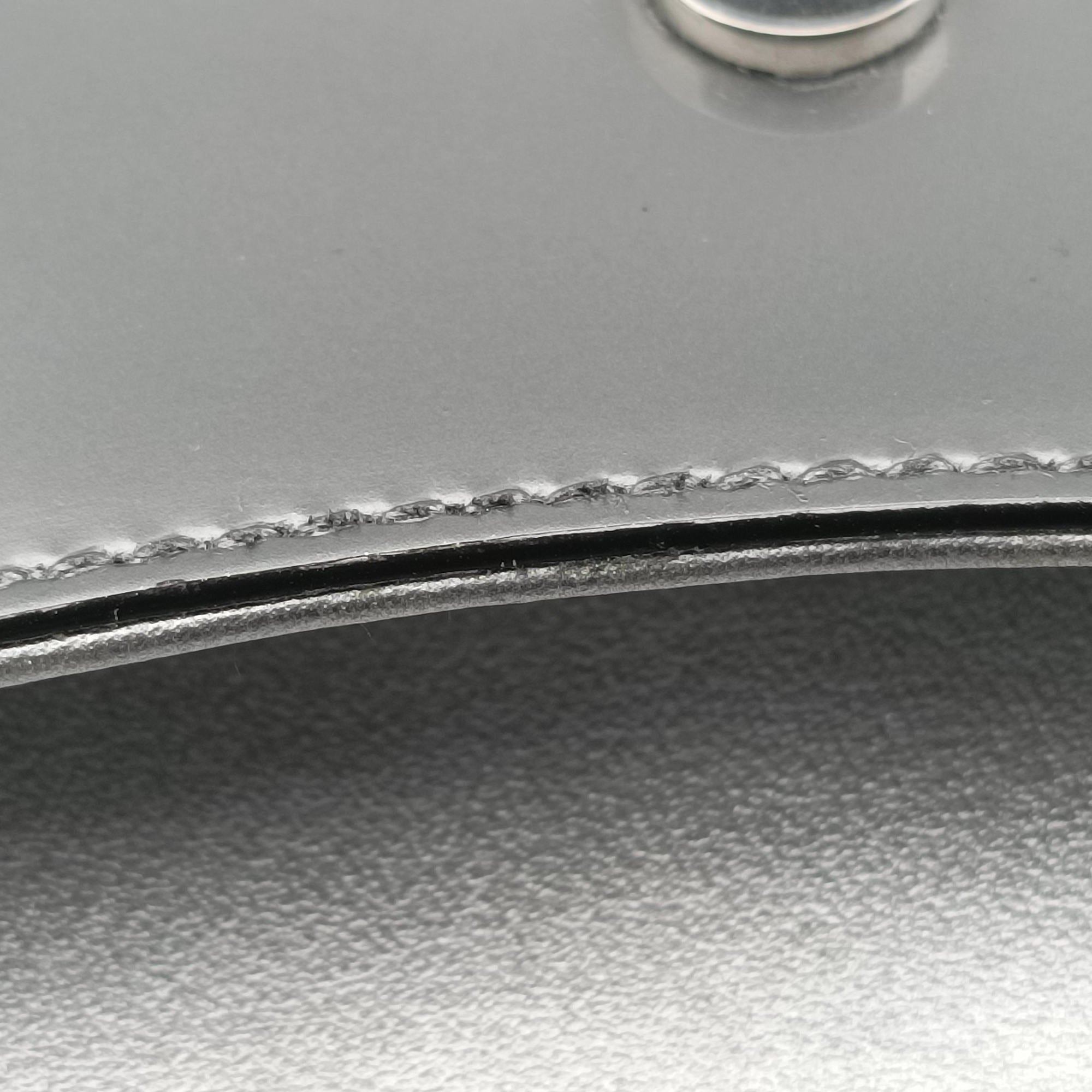 Pre-owned Prada Cleo Flap Silver Leather  handbag | stylenewstar