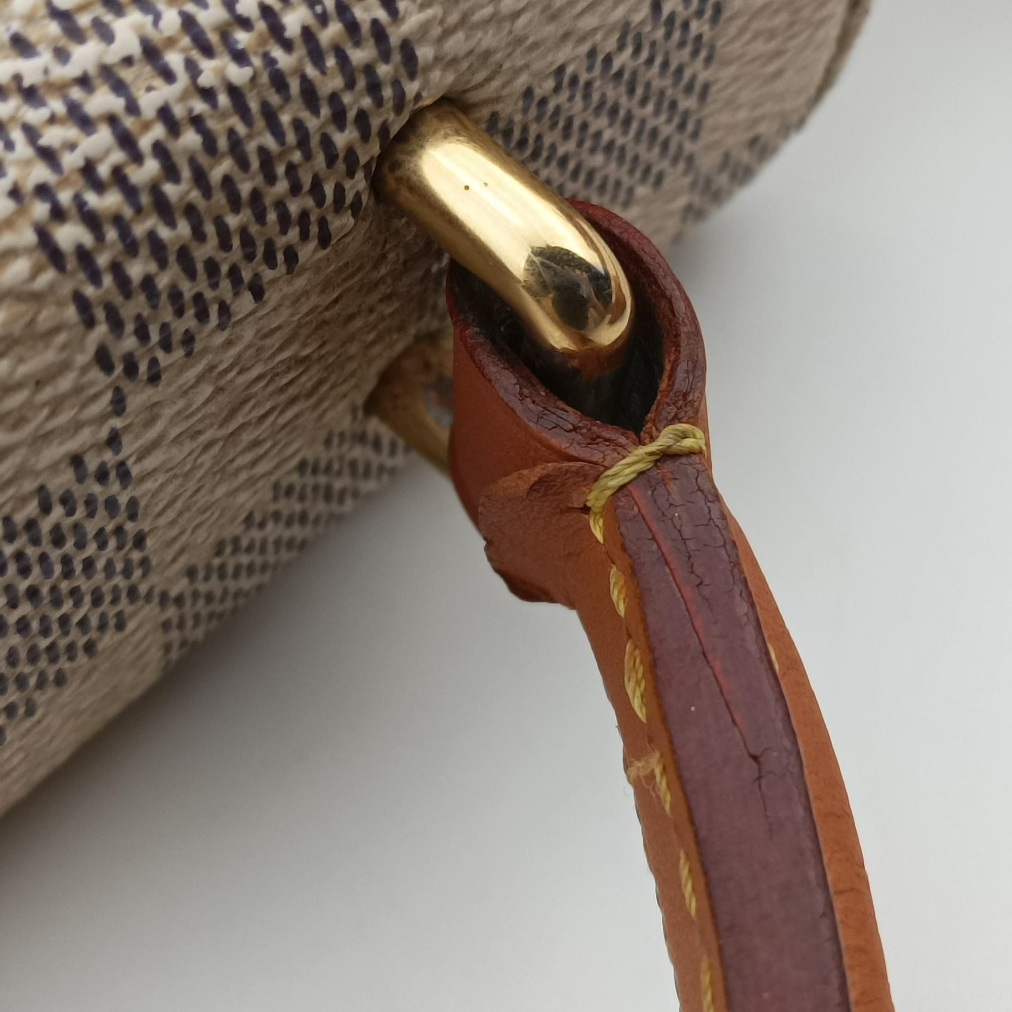 Pre-owned Louis Vuitton CROISETTE Azur Damier Canvas N41581 shoulderbag | stylenewstar