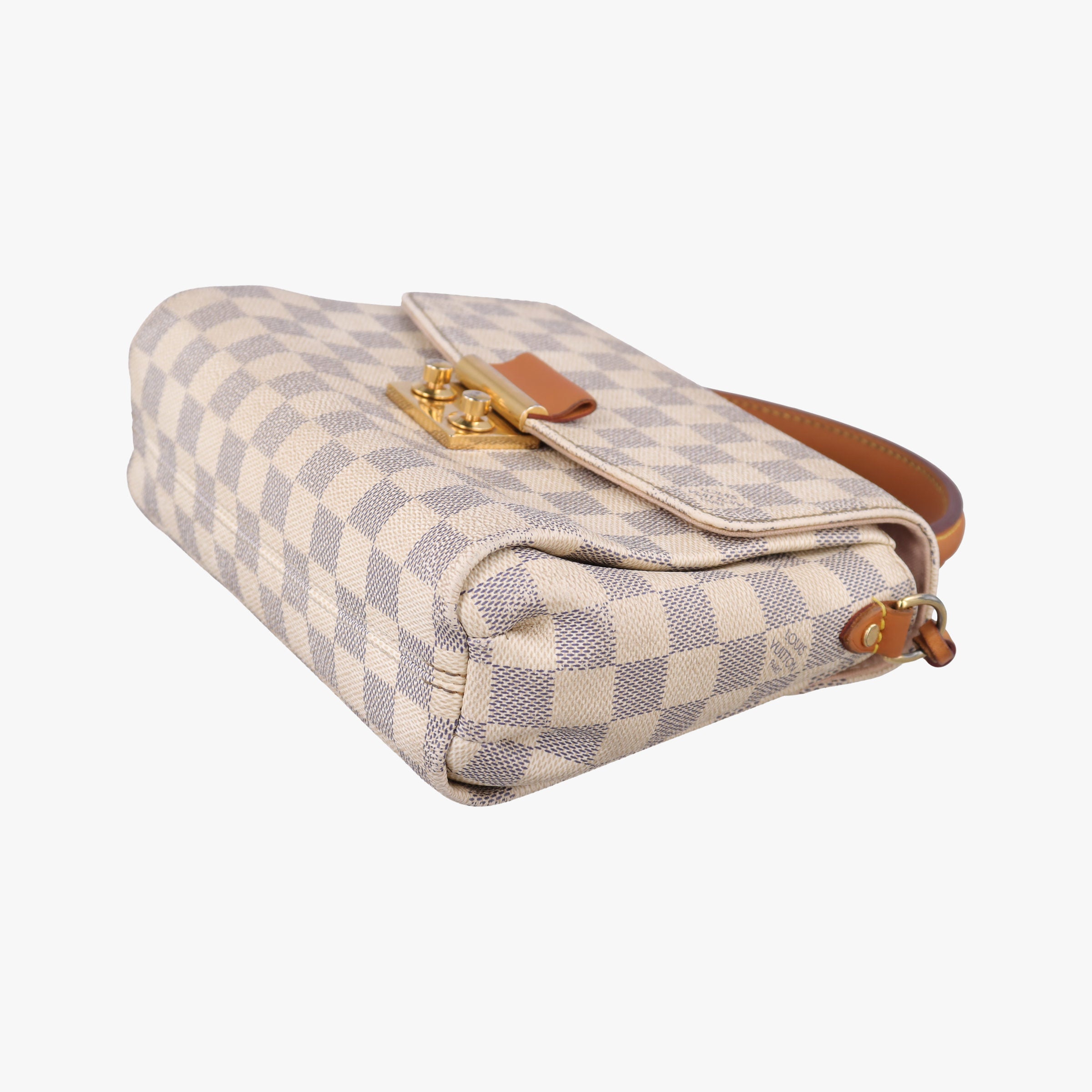 Pre-owned Louis Vuitton CROISETTE Azur Damier Canvas N41581 shoulderbag | stylenewstar