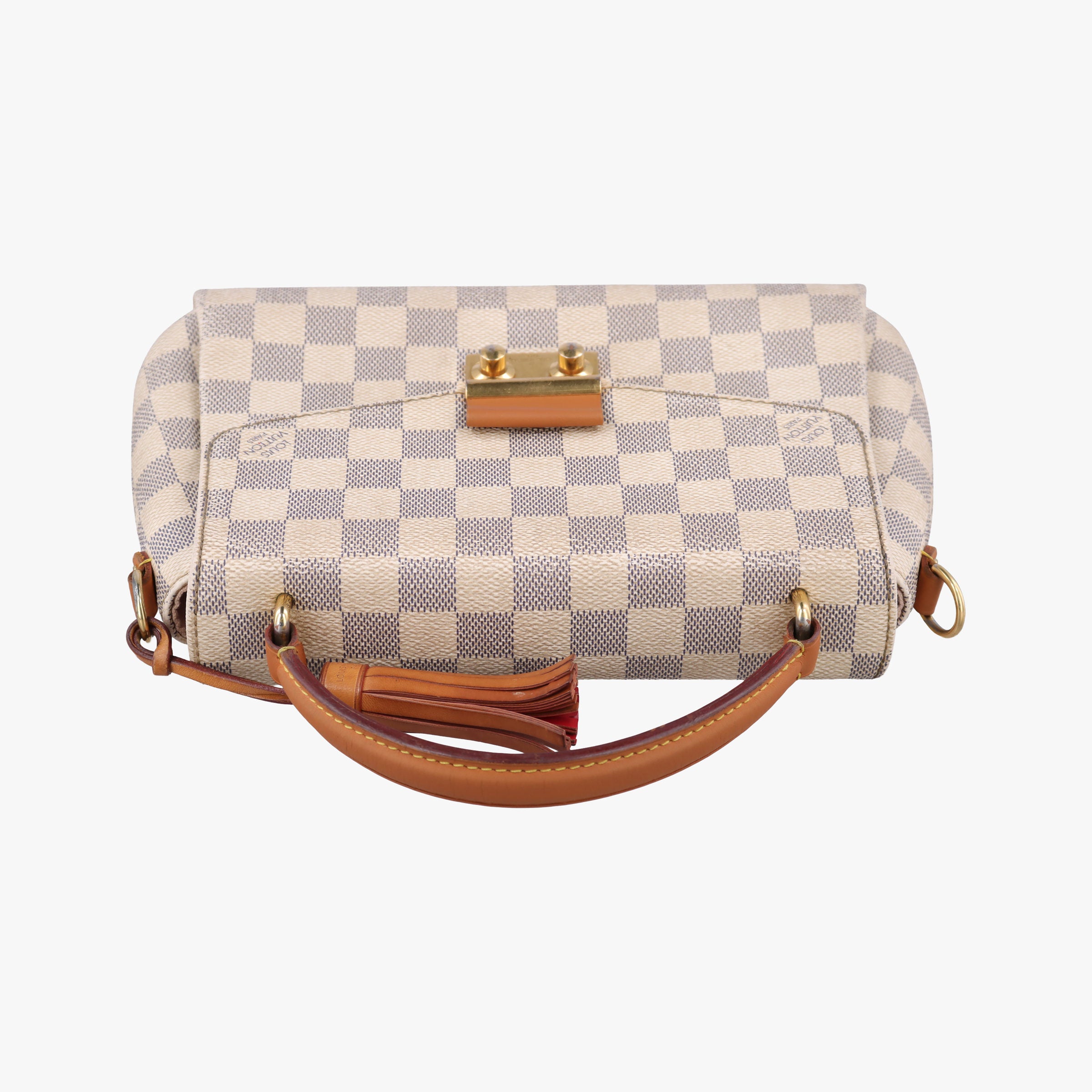 Pre-owned Louis Vuitton CROISETTE Azur Damier Canvas N41581 shoulderbag | stylenewstar
