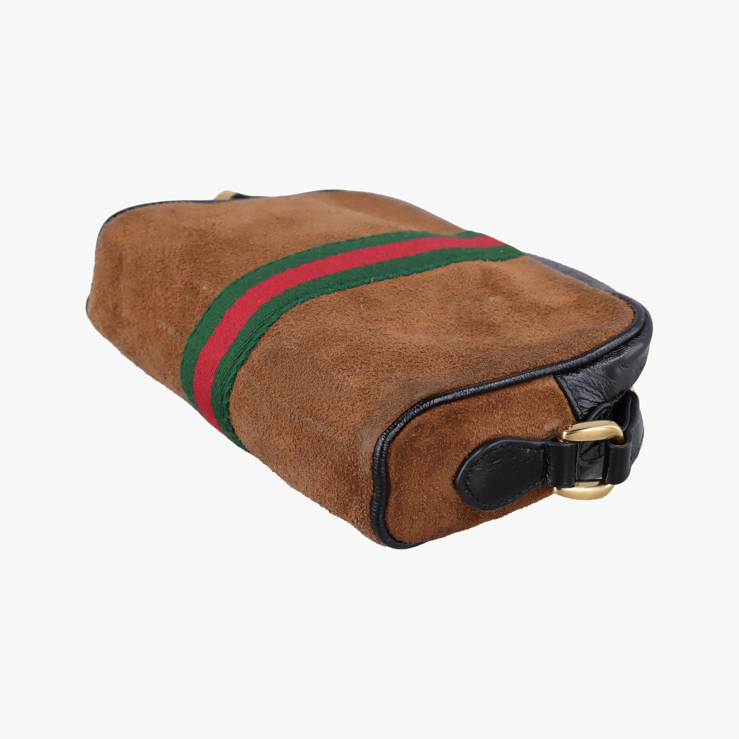 Pre-owned Gucci Ophidia Brown×black×multi Leather × suede 573321 shoulderbag | stylenewstar