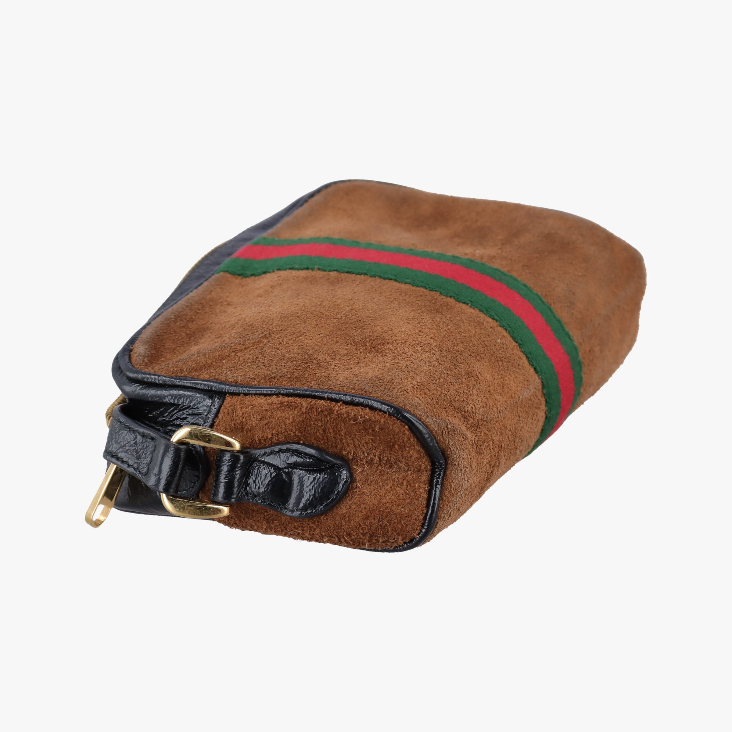 Pre-owned Gucci Ophidia Brown×black×multi Leather × suede 573321 shoulderbag | stylenewstar