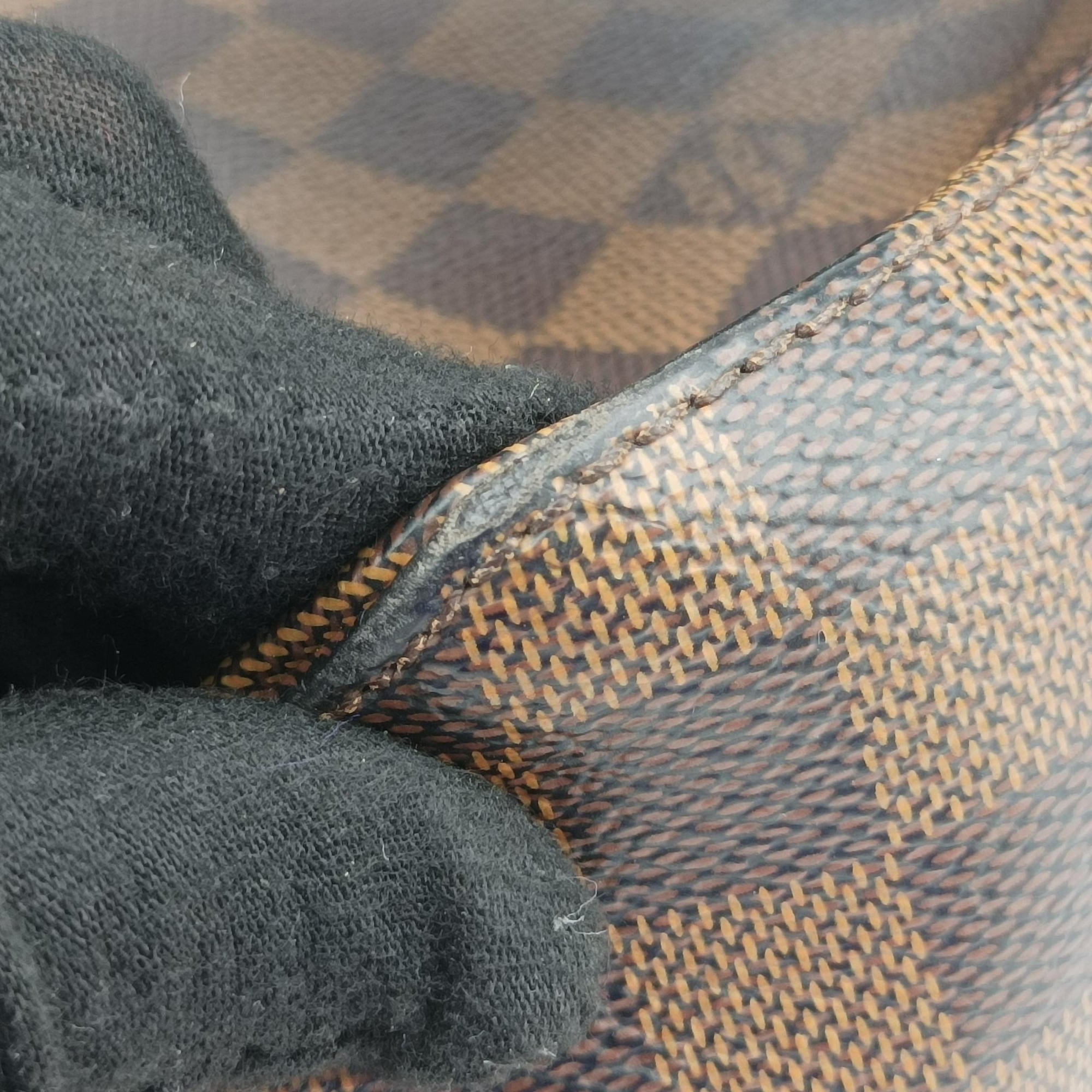 Pre-owned Louis Vuitton Jake messenger NM EBENE Damier Canvas N41569 shoulderbag | stylenewstar