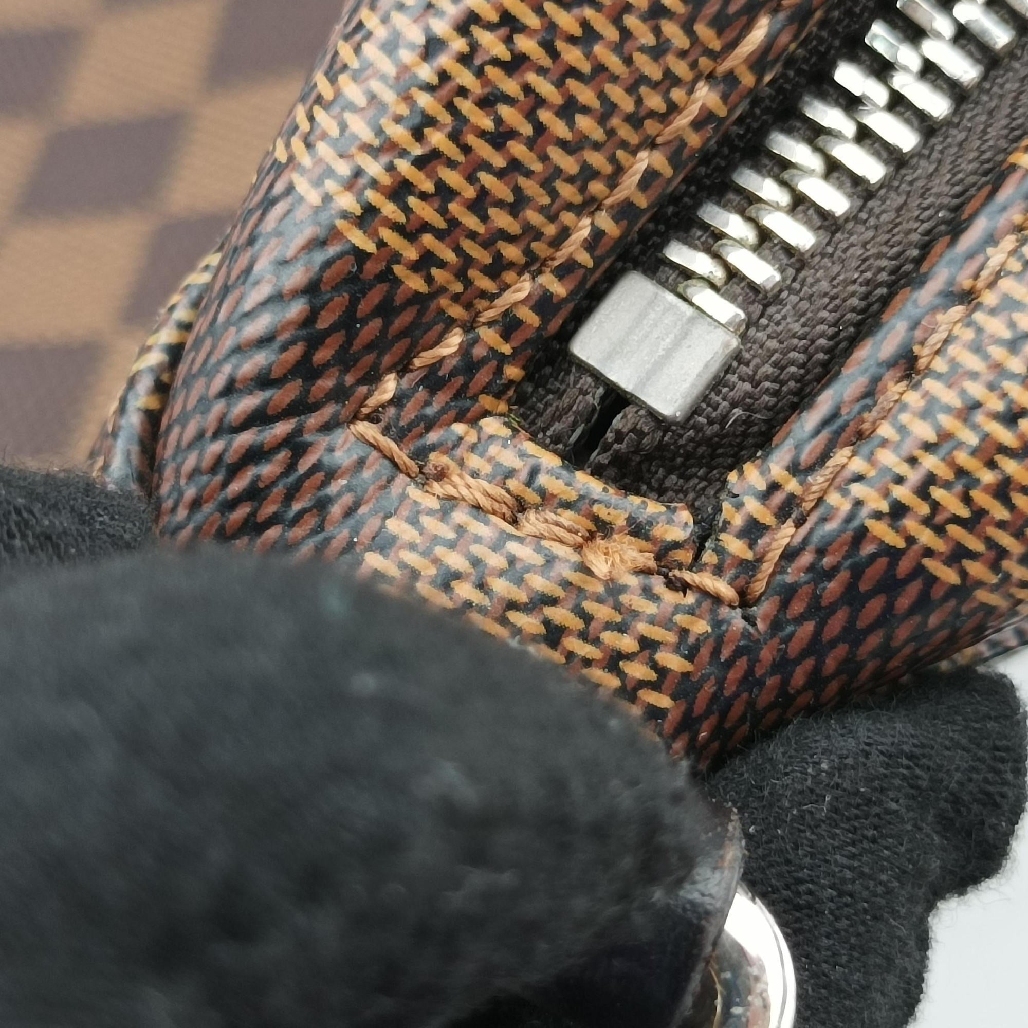 Pre-owned Louis Vuitton Jake messenger NM EBENE Damier Canvas N41569 shoulderbag | stylenewstar