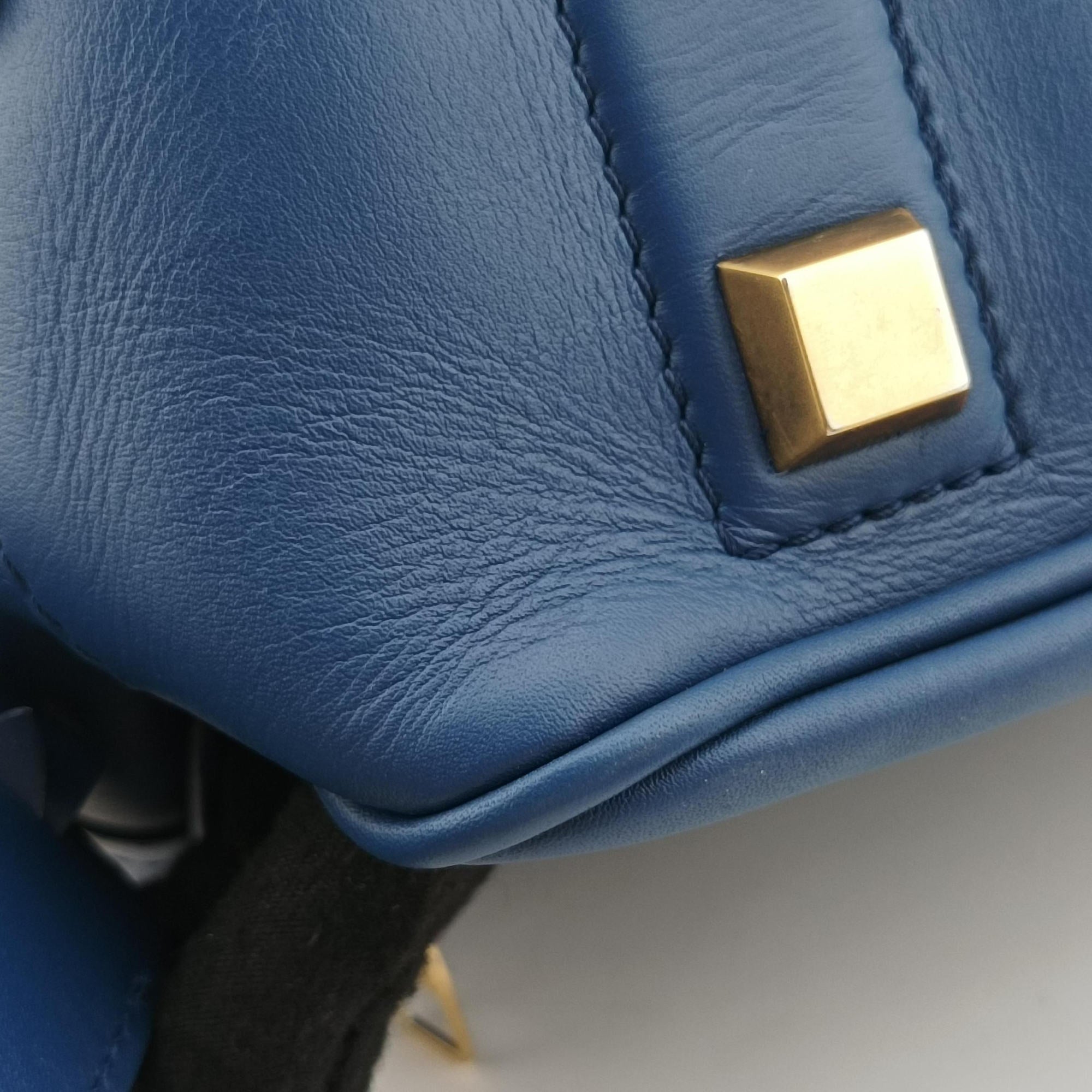Vintage Louis Vuitton Flight Paname Paname Line Blue Supple Calfskin Leather M45509 shoulderbag | stylenewstar