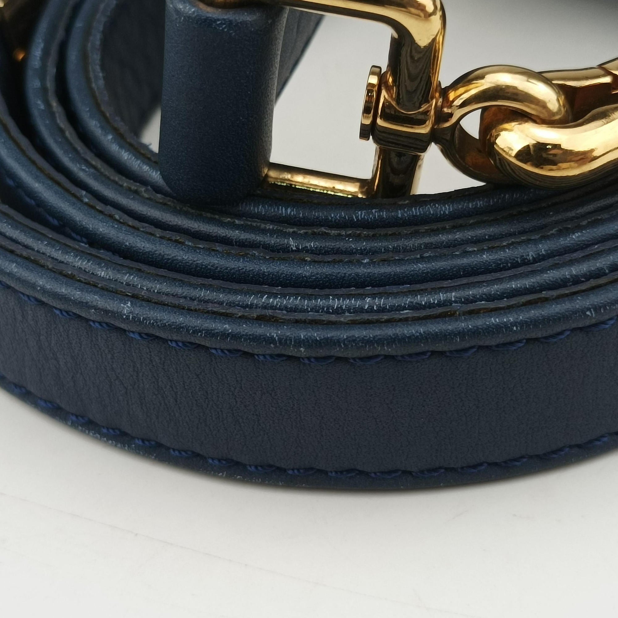 Vintage Louis Vuitton Flight Paname Paname Line Blue Supple Calfskin Leather M45509 shoulderbag | stylenewstar