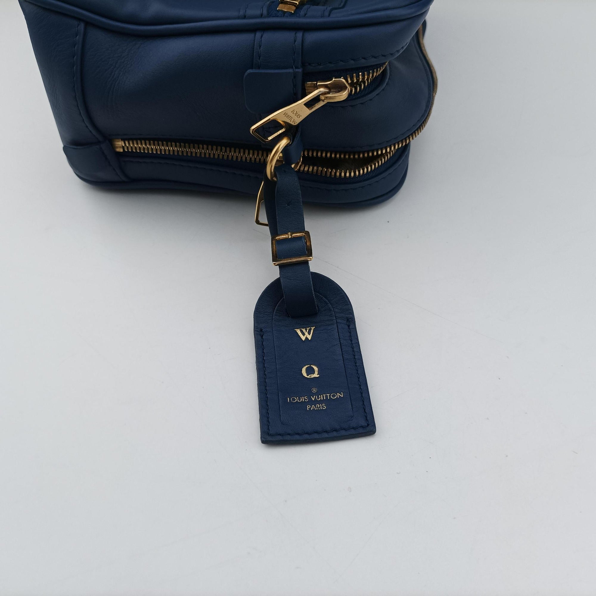 Vintage Louis Vuitton Flight Paname Paname Line Blue Supple Calfskin Leather M45509 shoulderbag | stylenewstar