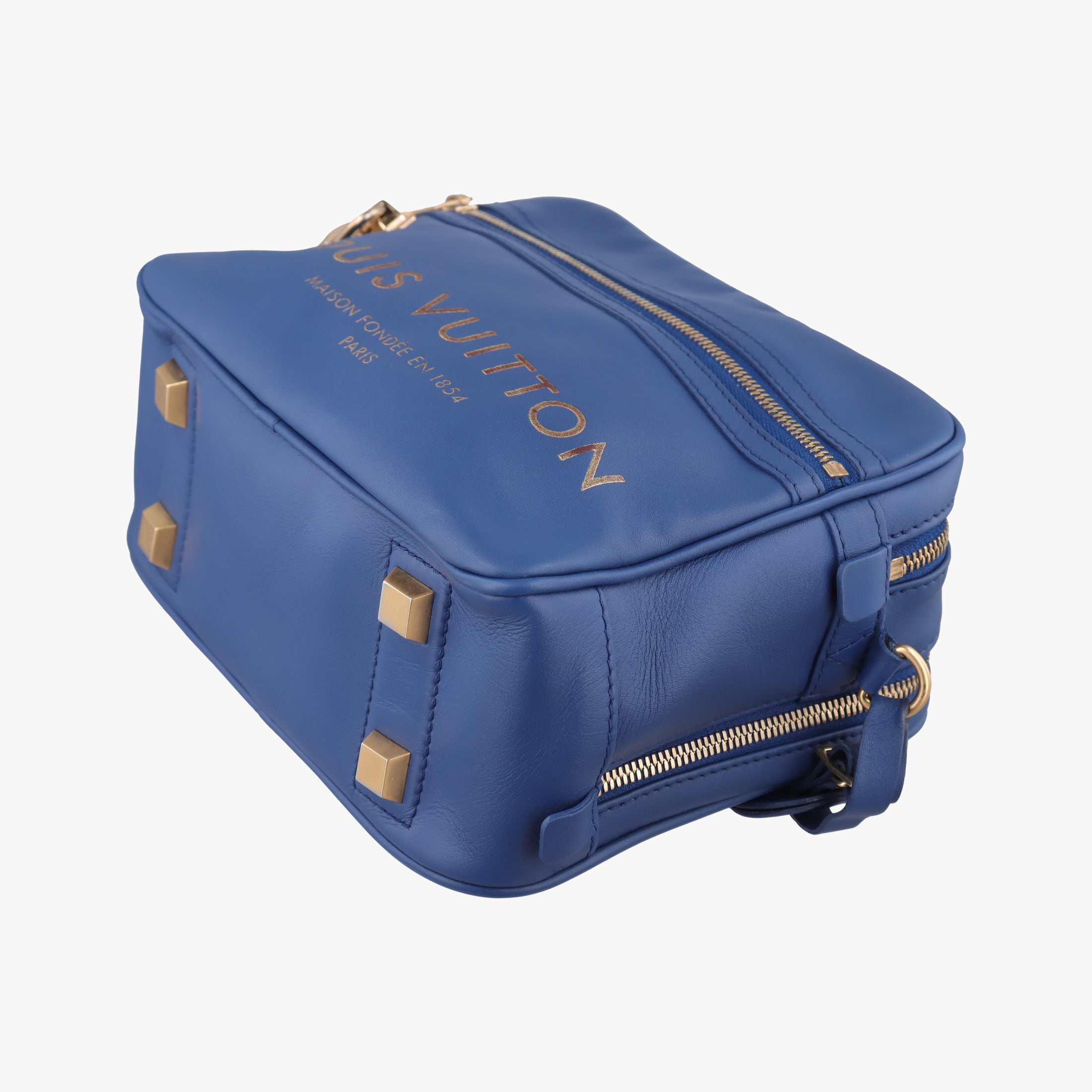 Vintage Louis Vuitton Flight Paname Paname Line Blue Supple Calfskin Leather M45509 shoulderbag | stylenewstar