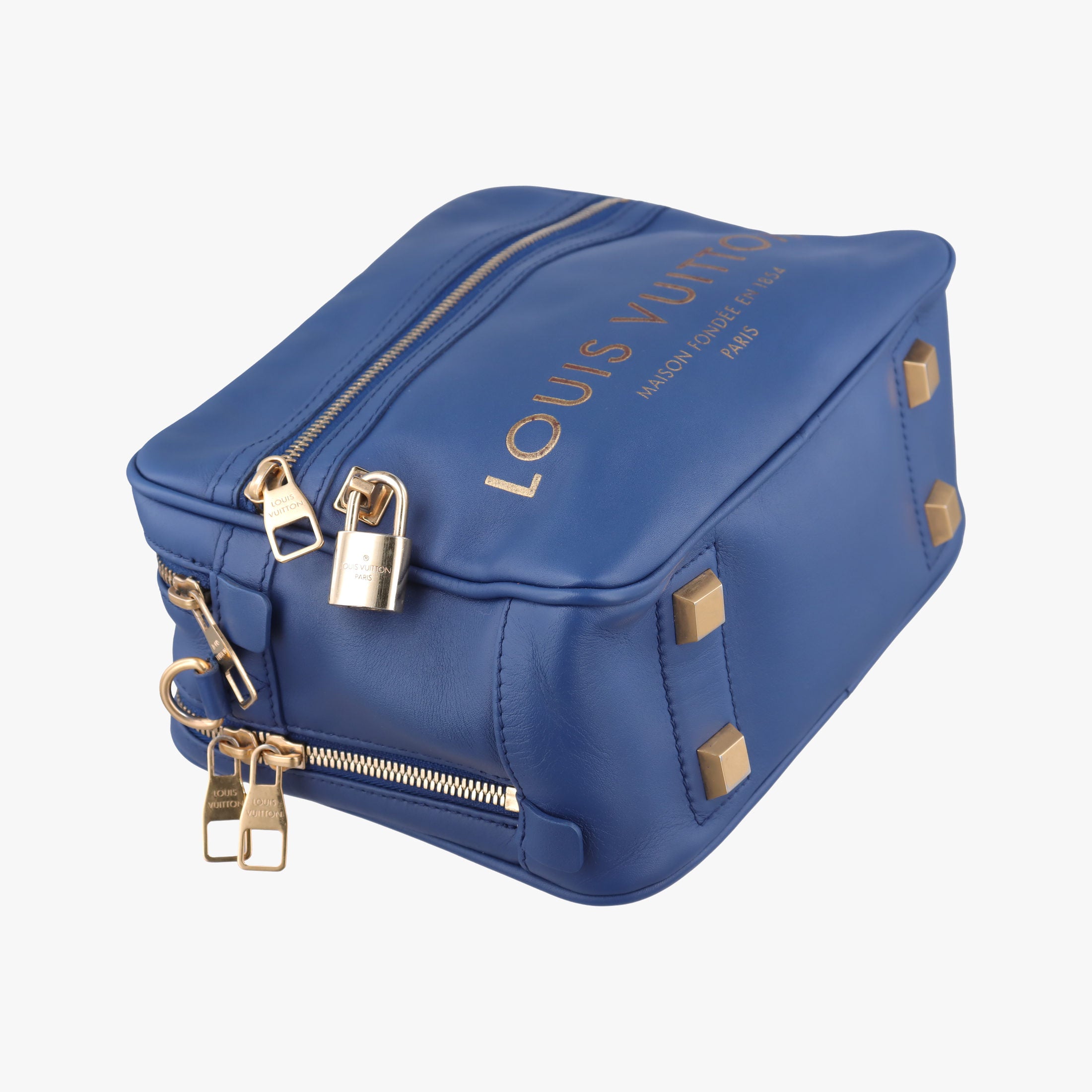 Vintage Louis Vuitton Flight Paname Paname Line Blue Supple Calfskin Leather M45509 shoulderbag | stylenewstar