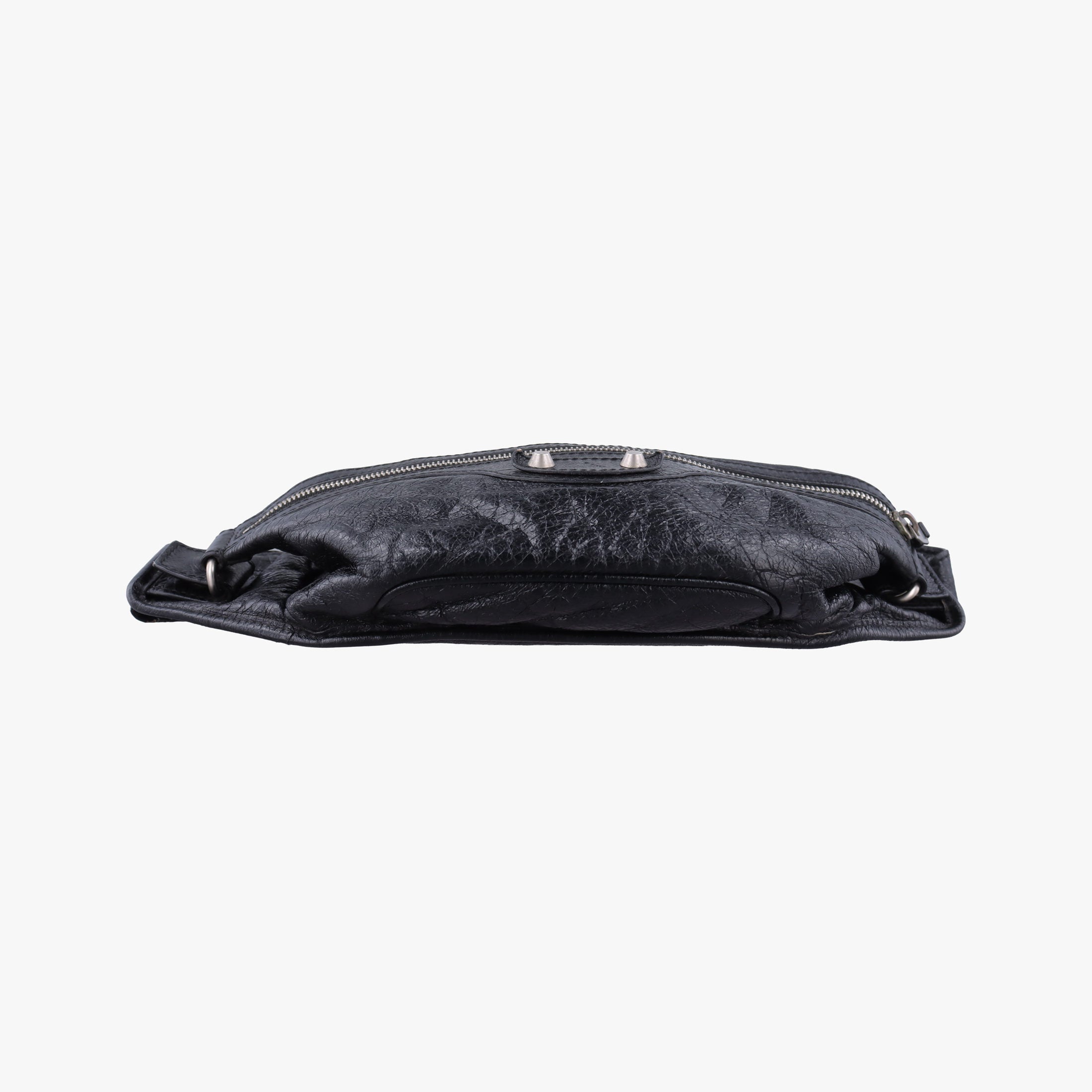 Pre-owned Balenciaga Classic Neo Lift  Black Lambskin 341628 bum bag/waist bag | stylenewstar