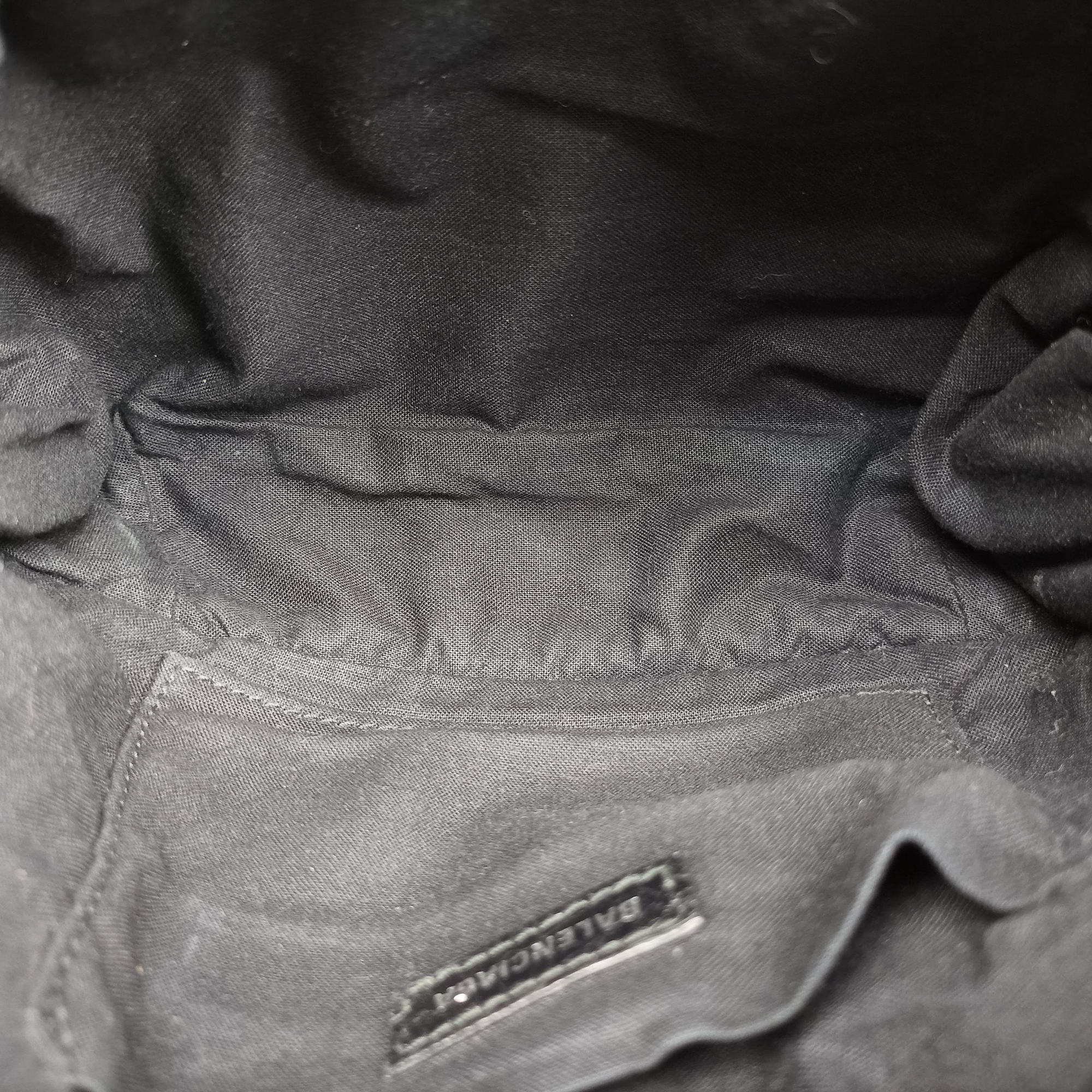 Pre-owned Balenciaga Classic Neo Lift  Black Lambskin 341628 bum bag/waist bag | stylenewstar