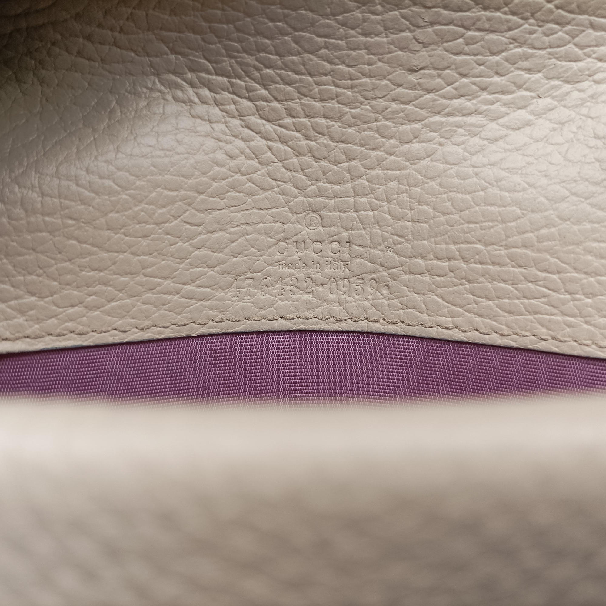 Pre-owned Gucci Dionysus White Leather 476432 shoulderbag | stylenewstar