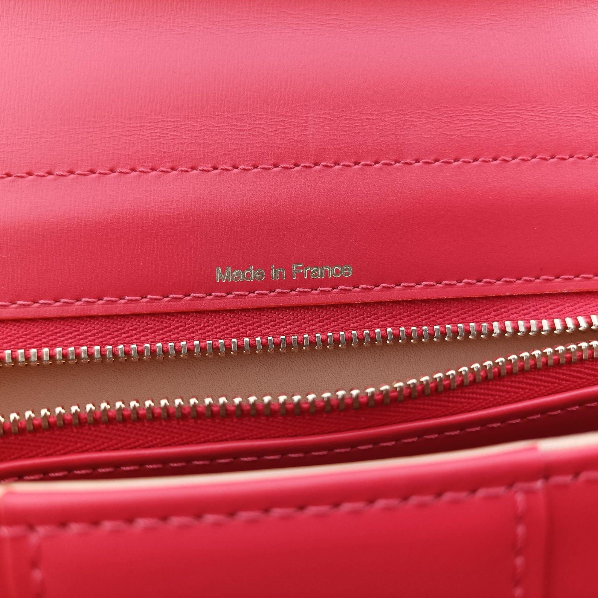 Secondhand Delvaux Brillon MM Red leather  handbag | stylenewstar
