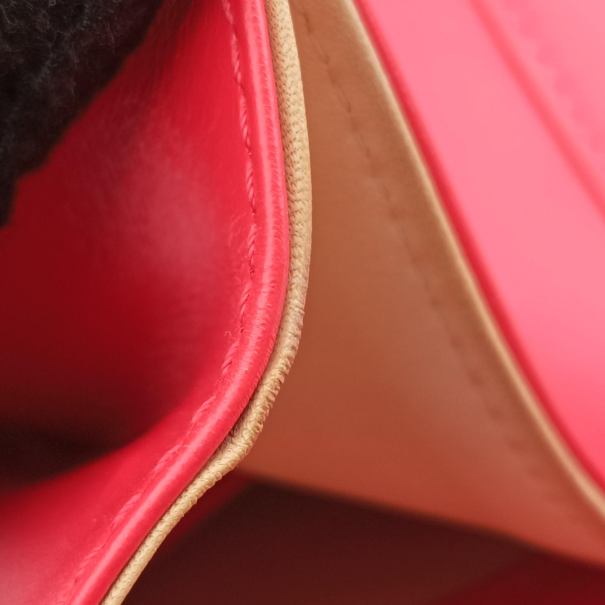 Secondhand Delvaux Brillon MM Red leather  handbag | stylenewstar