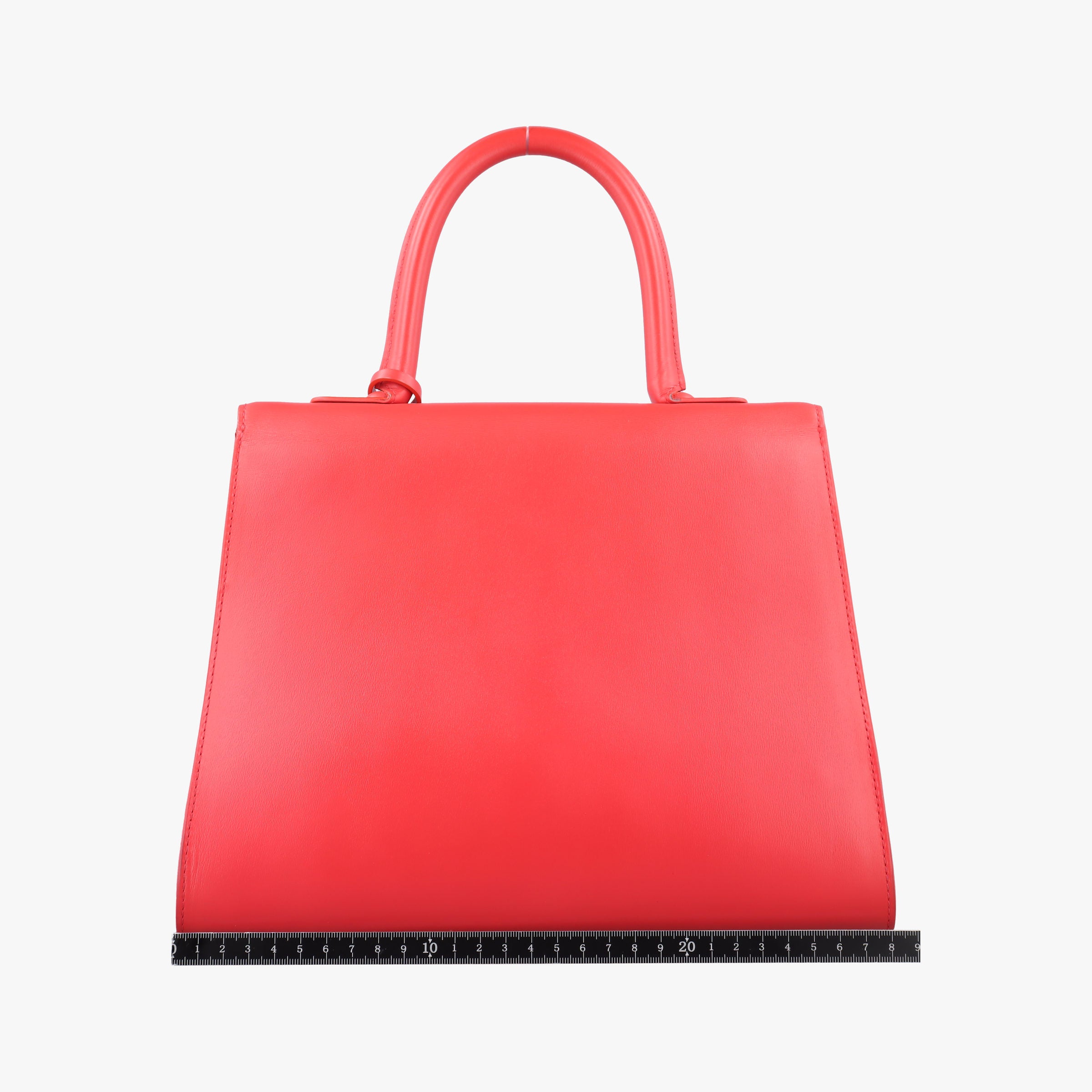 Secondhand Delvaux Brillon MM Red leather  handbag | stylenewstar