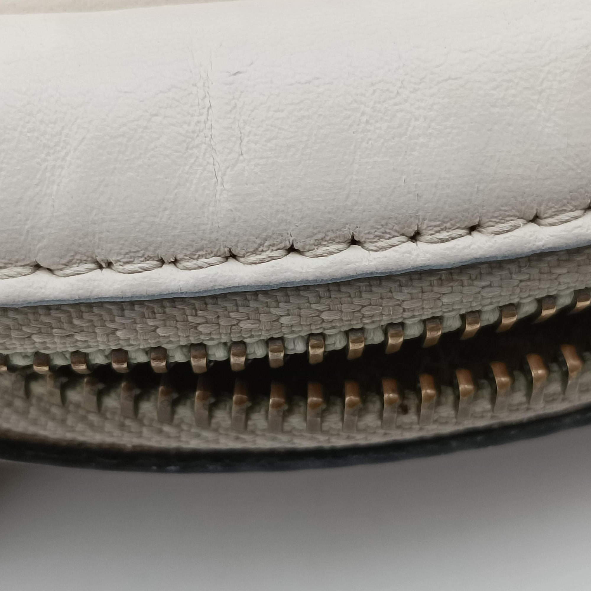 Pre-owned Gucci GG Marmont White × MultiColor Leather 448065 shoulderbag | stylenewstar