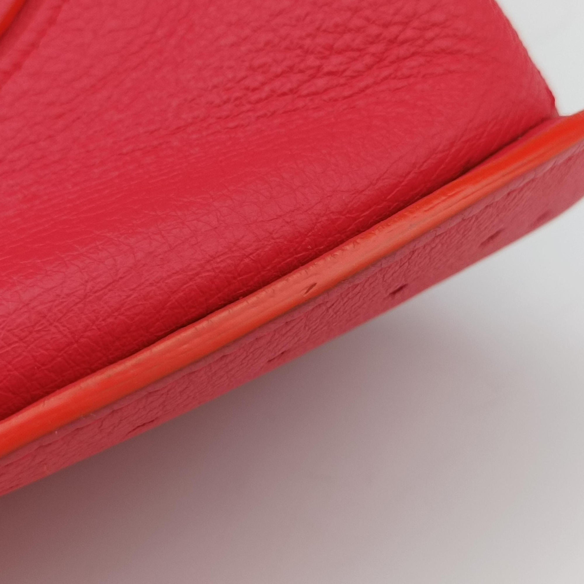 Vintage Delvaux Pin Mini Bucket Red Leather  shoulderbag | stylenewstar