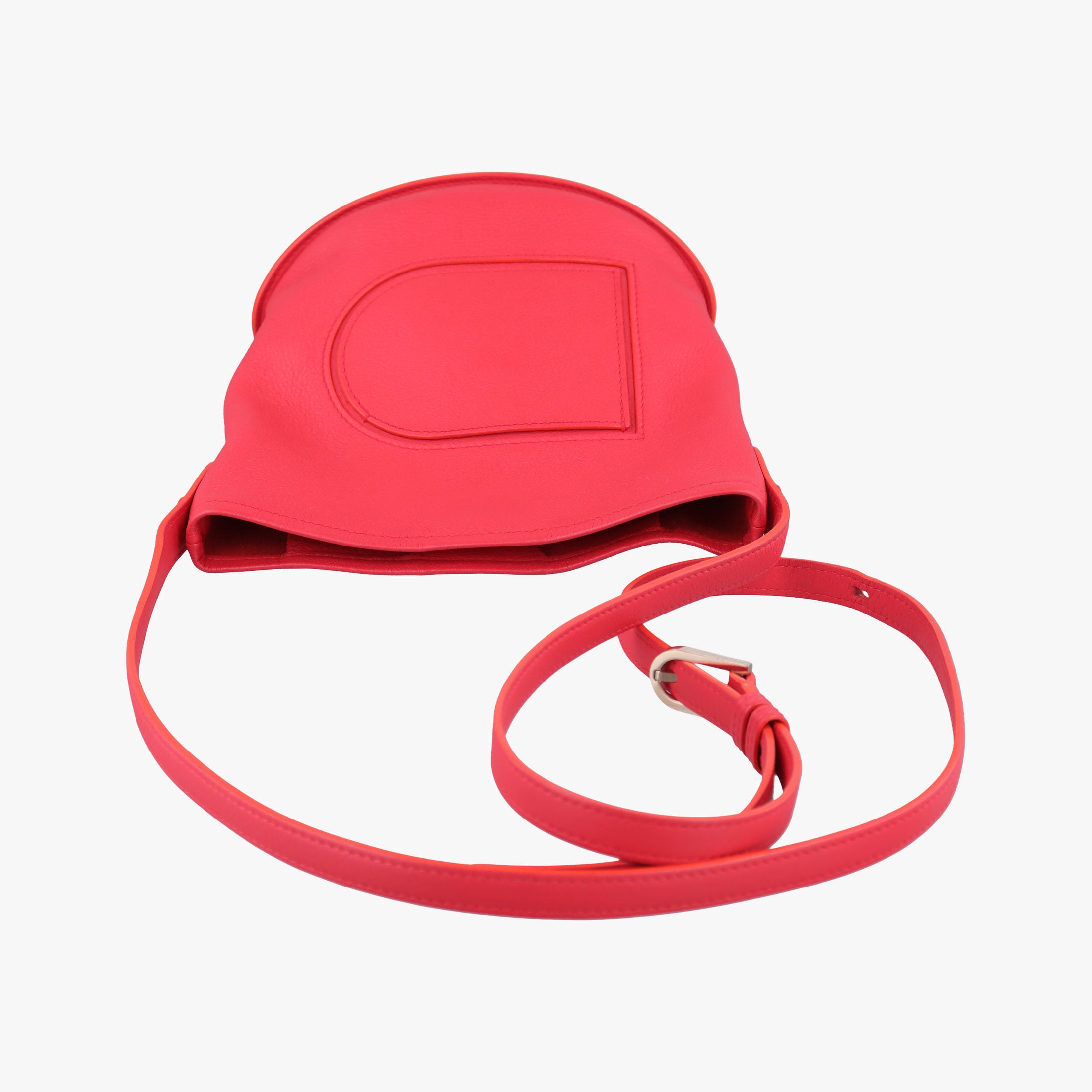 Vintage Delvaux Pin Mini Bucket Red Leather  shoulderbag | stylenewstar