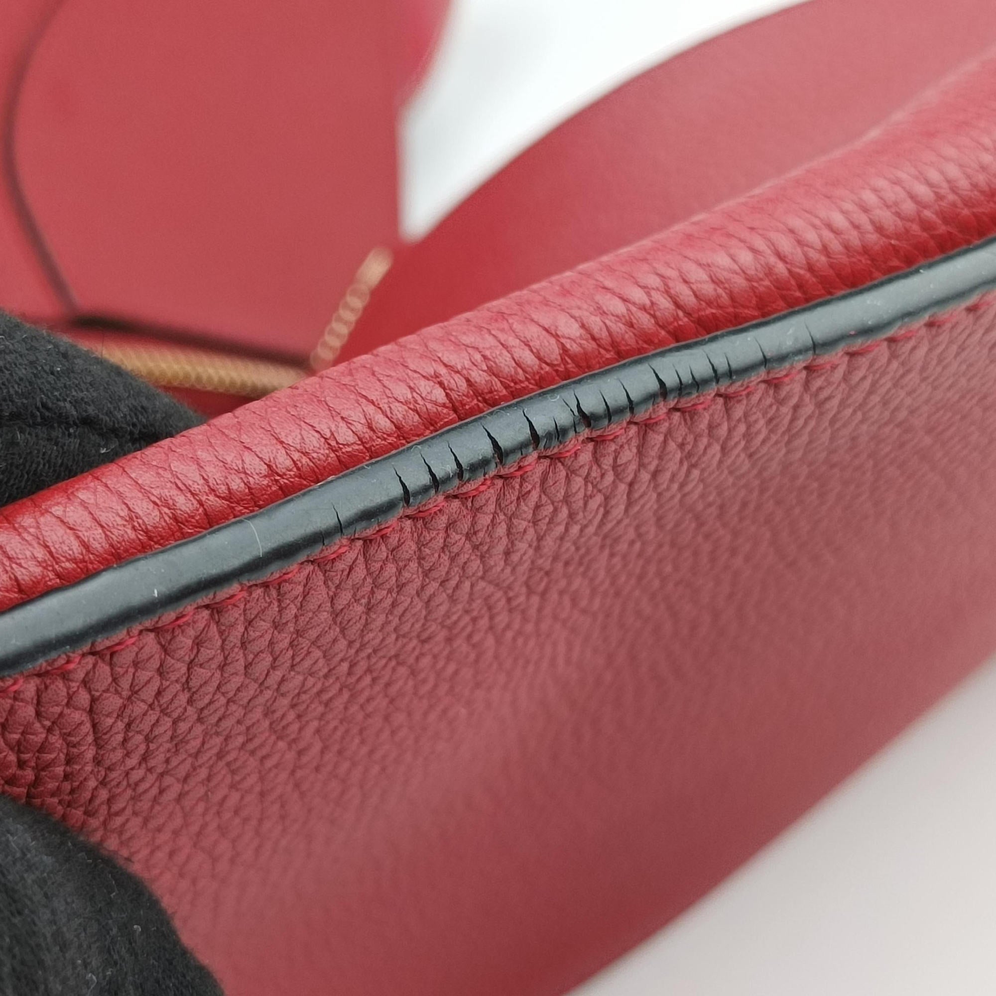 Pre-owned Loewe Hammock Burgundy Leather  shoulderbag | stylenewstar