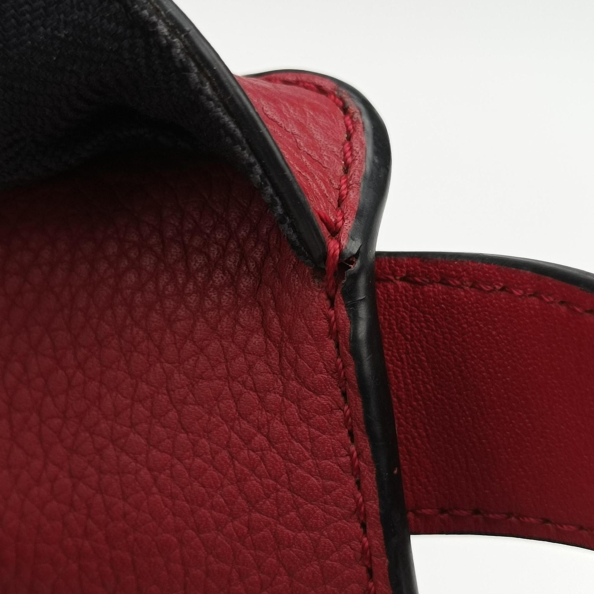 Pre-owned Loewe Hammock Burgundy Leather  shoulderbag | stylenewstar