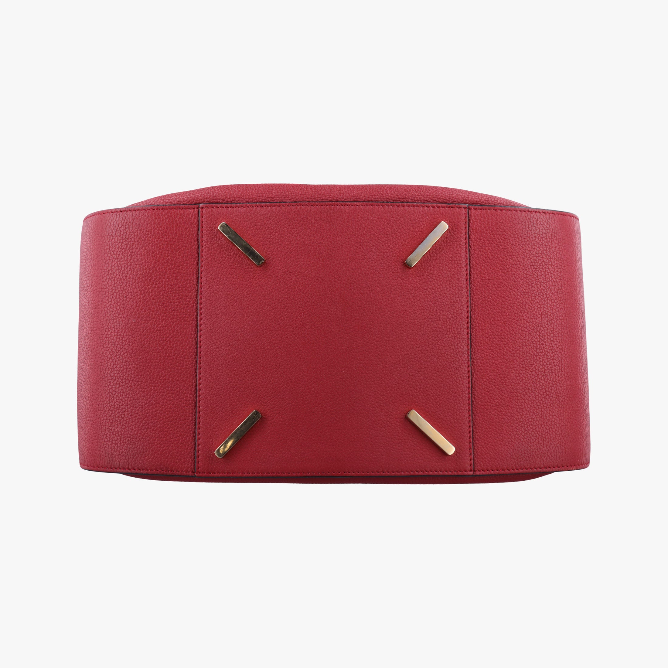 Pre-owned Loewe Hammock Burgundy Leather  shoulderbag | stylenewstar