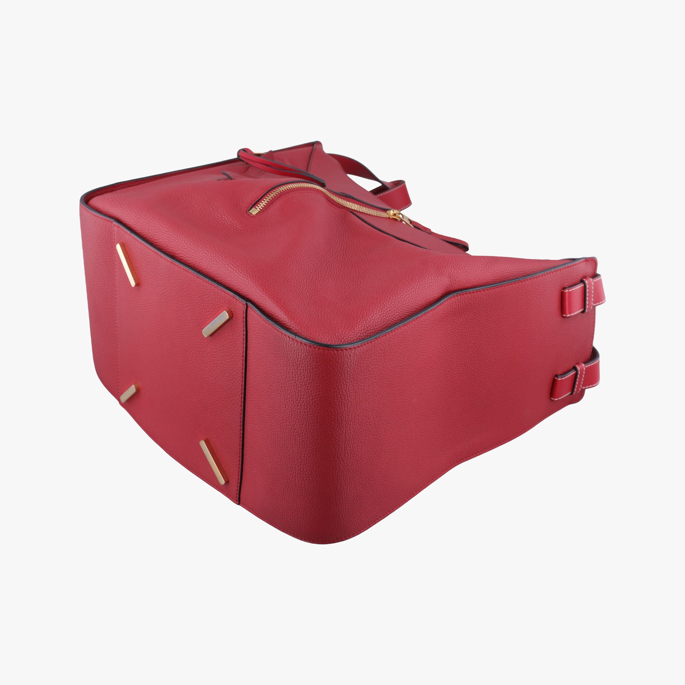 Pre-owned Loewe Hammock Burgundy Leather  shoulderbag | stylenewstar